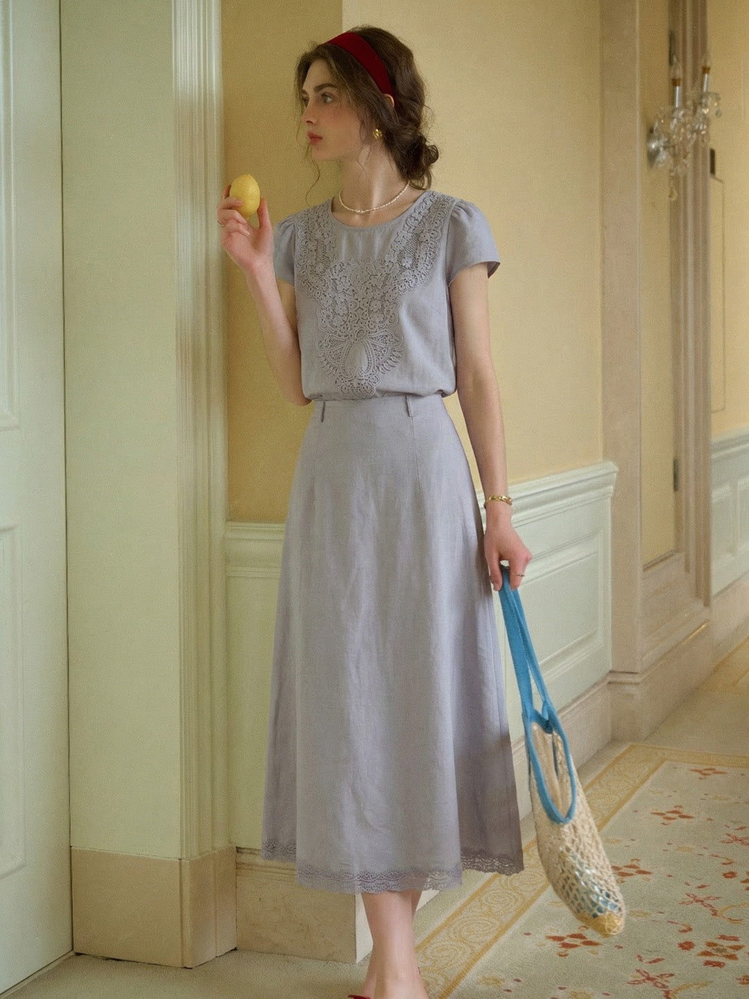 Kaia Lace Hollow Skirt