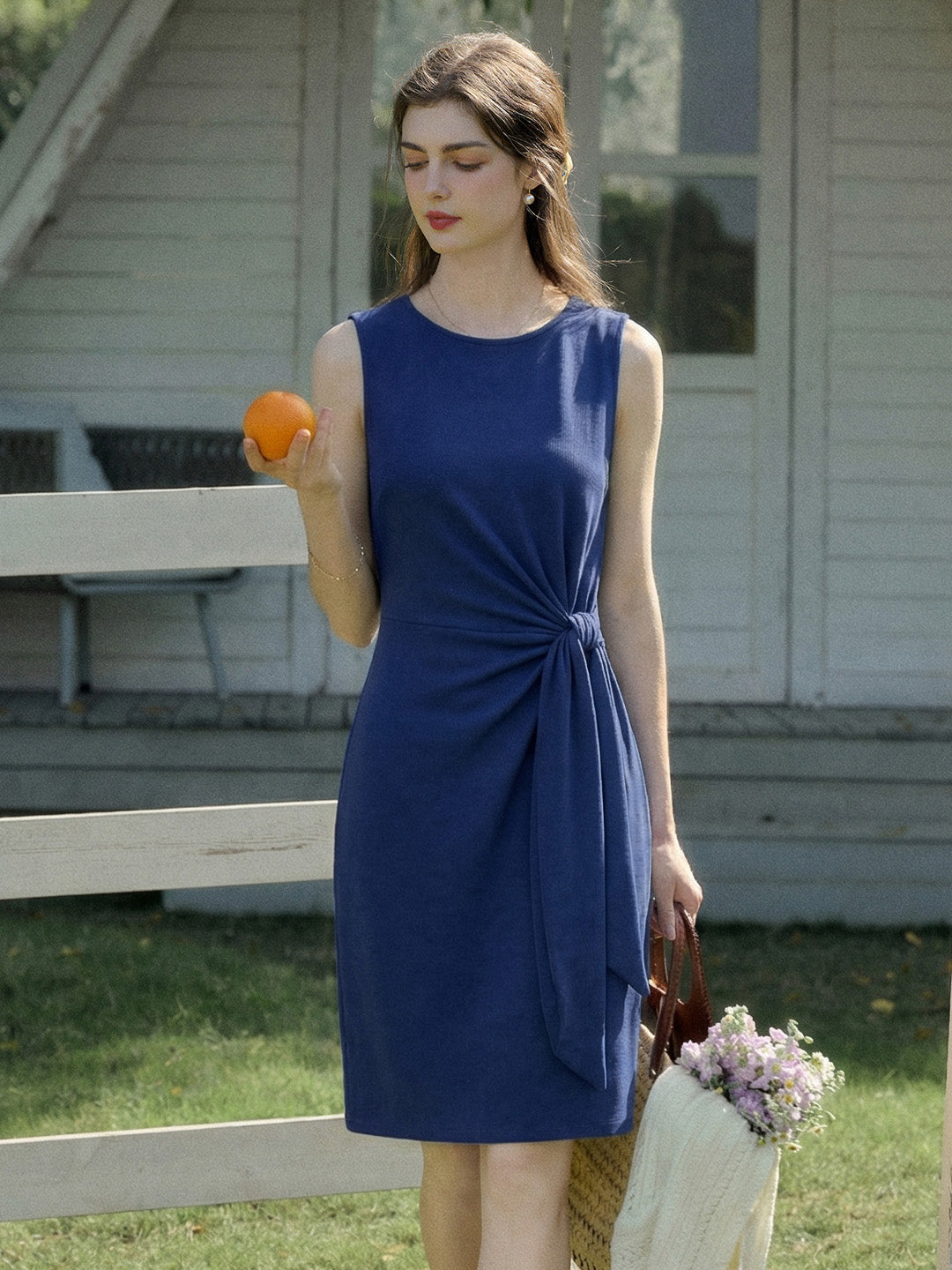 Jessamine Round Neck Sleeveless Dress