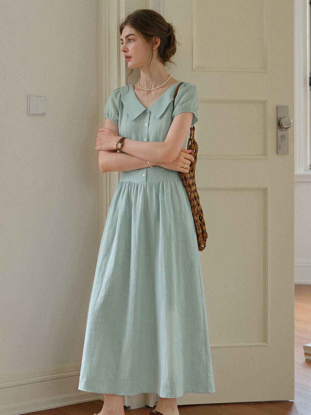 Selene 100%Cotton Loose Reversible 2 In 1 Dress