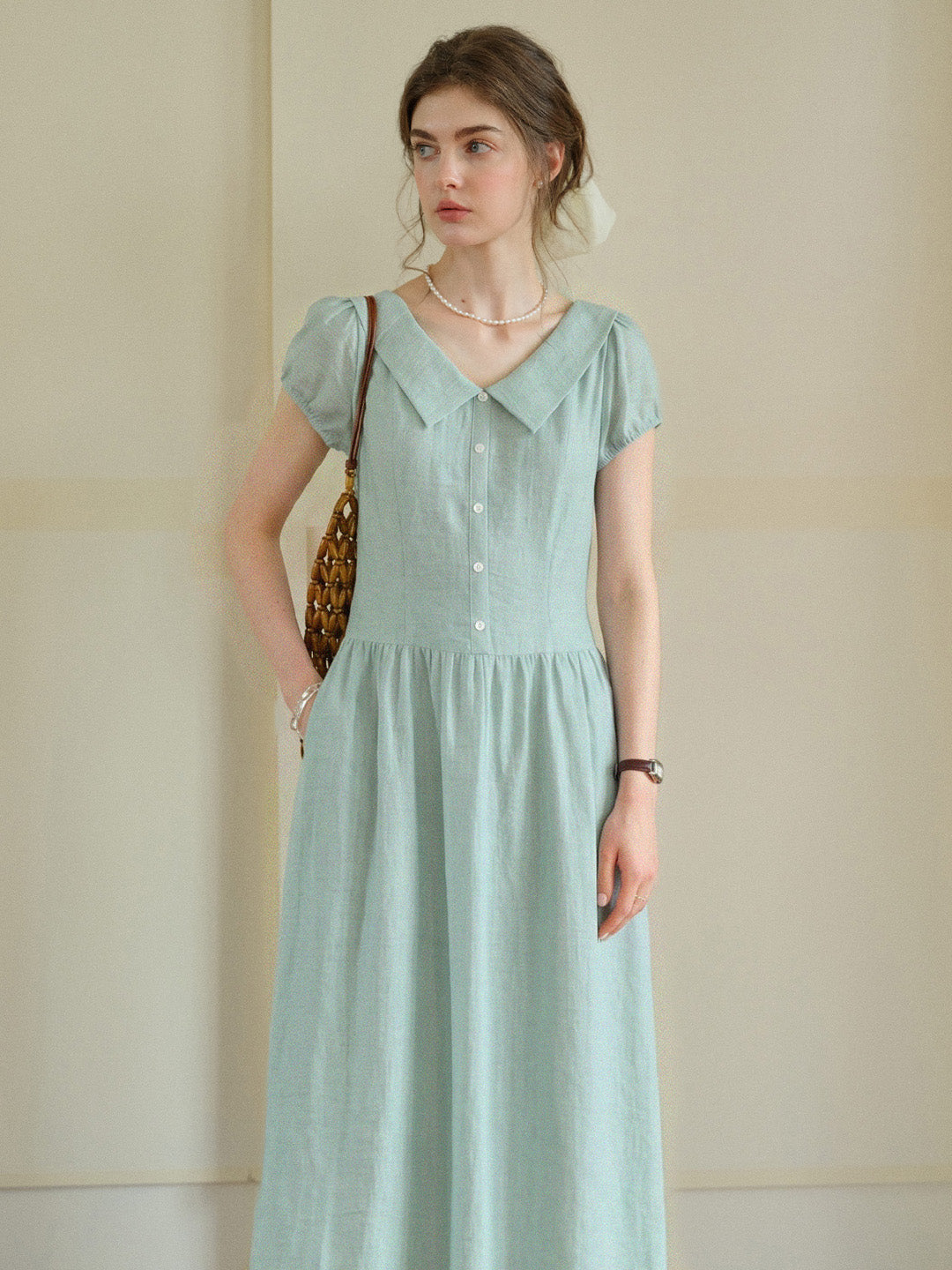 Selene 100%Cotton Loose Reversible 2 In 1 Dress