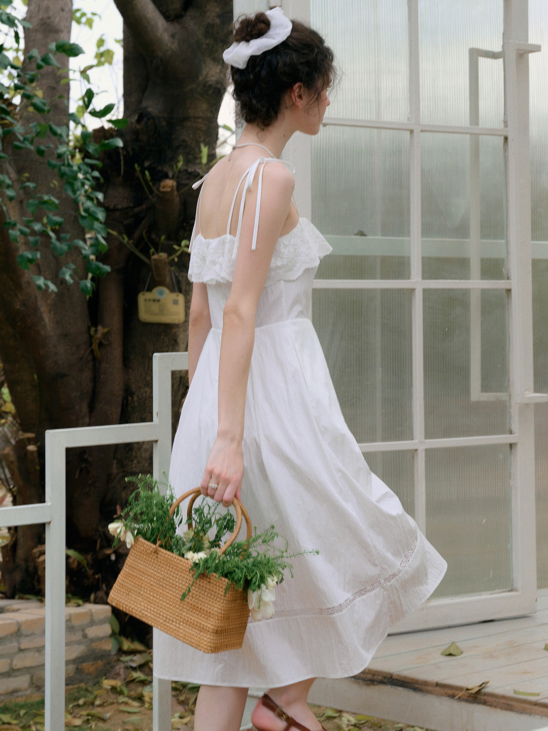 【Final Sale】Milena Round Neck Suspender Dress