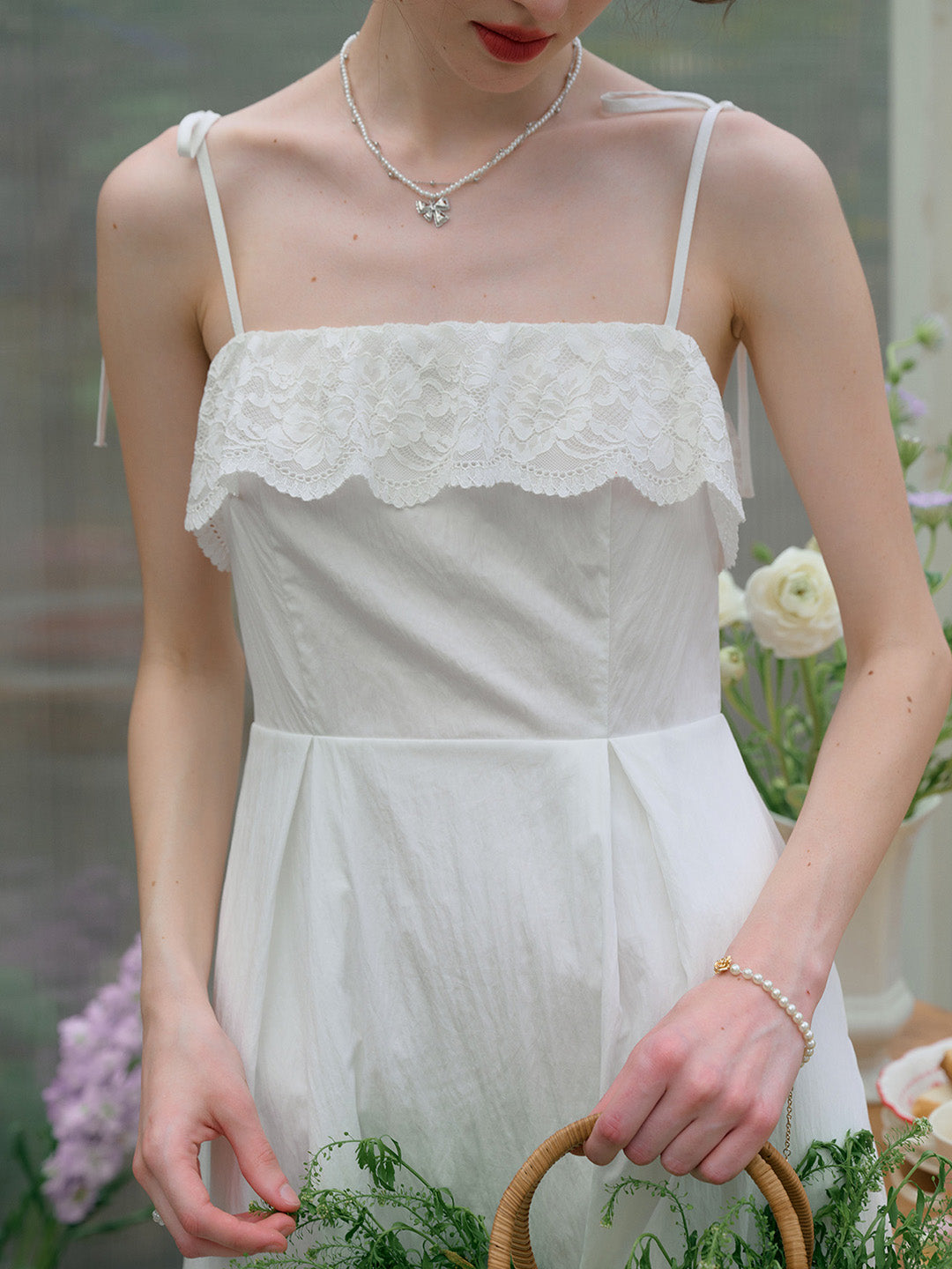 【Final Sale】Milena Round Neck Suspender Dress
