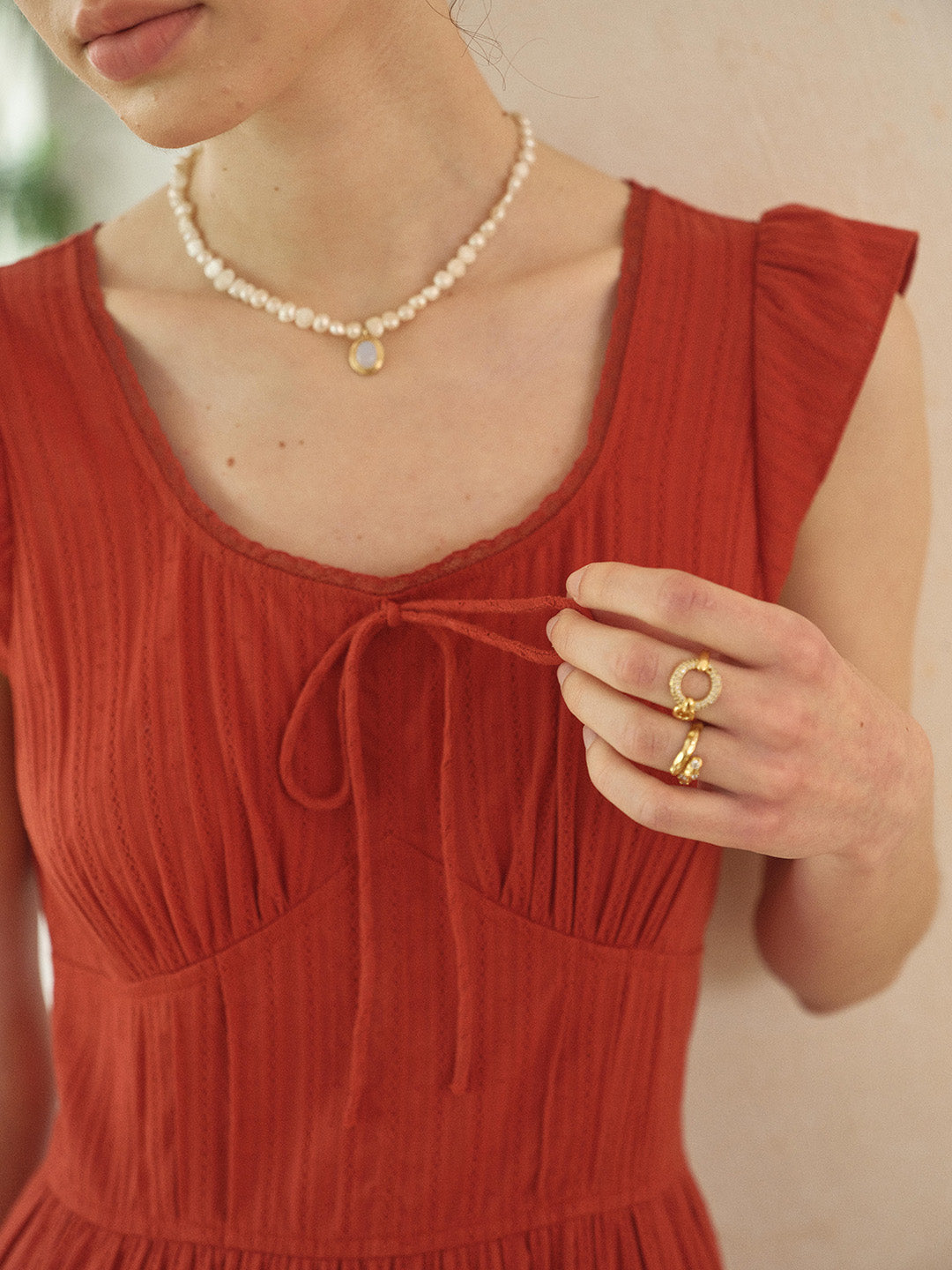 Tempest Round Neck 100% Cotton Dress