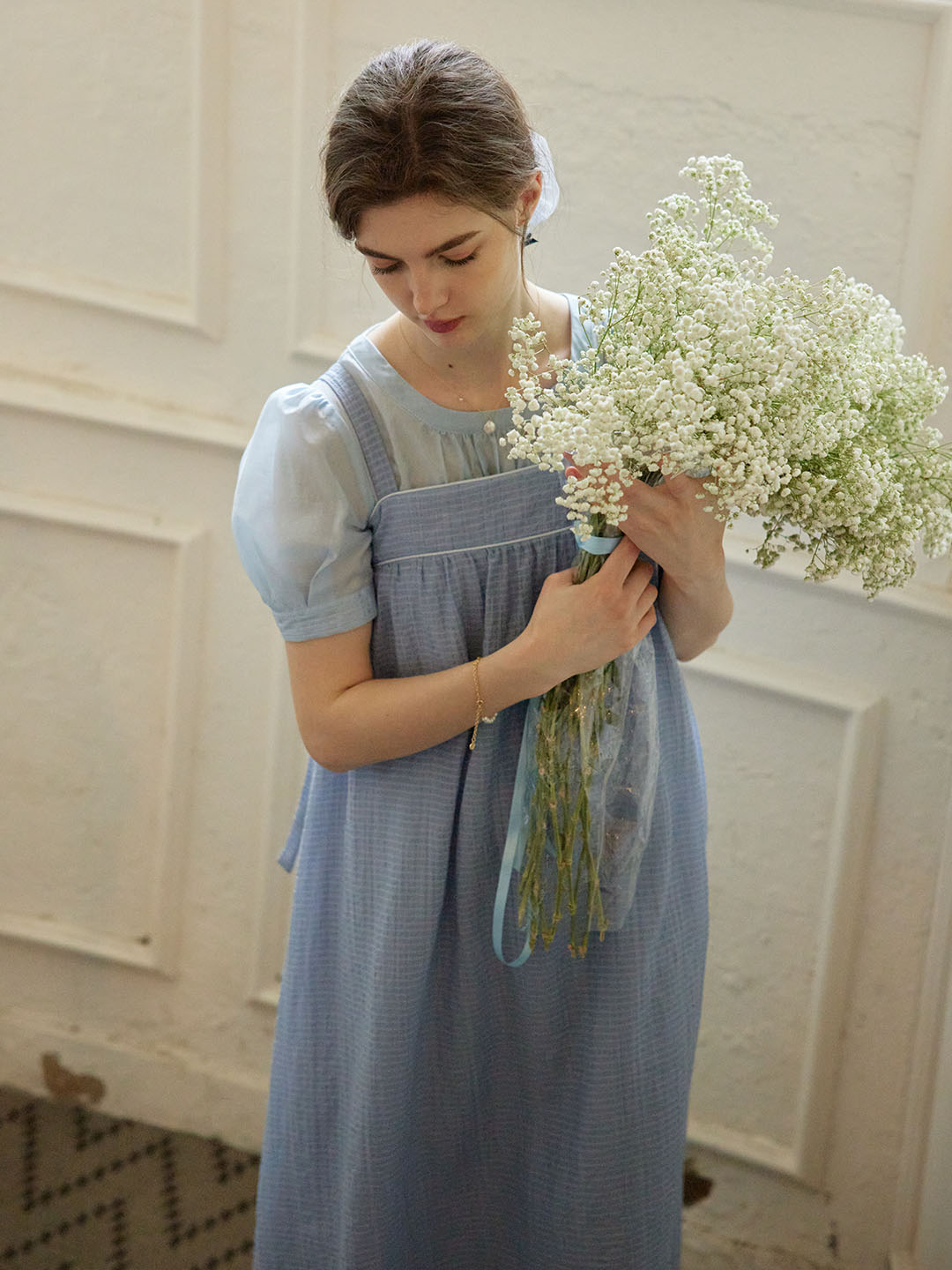 【Final Sale】Lillie Vintage Court Ruffle Puff Sleeve Blouse