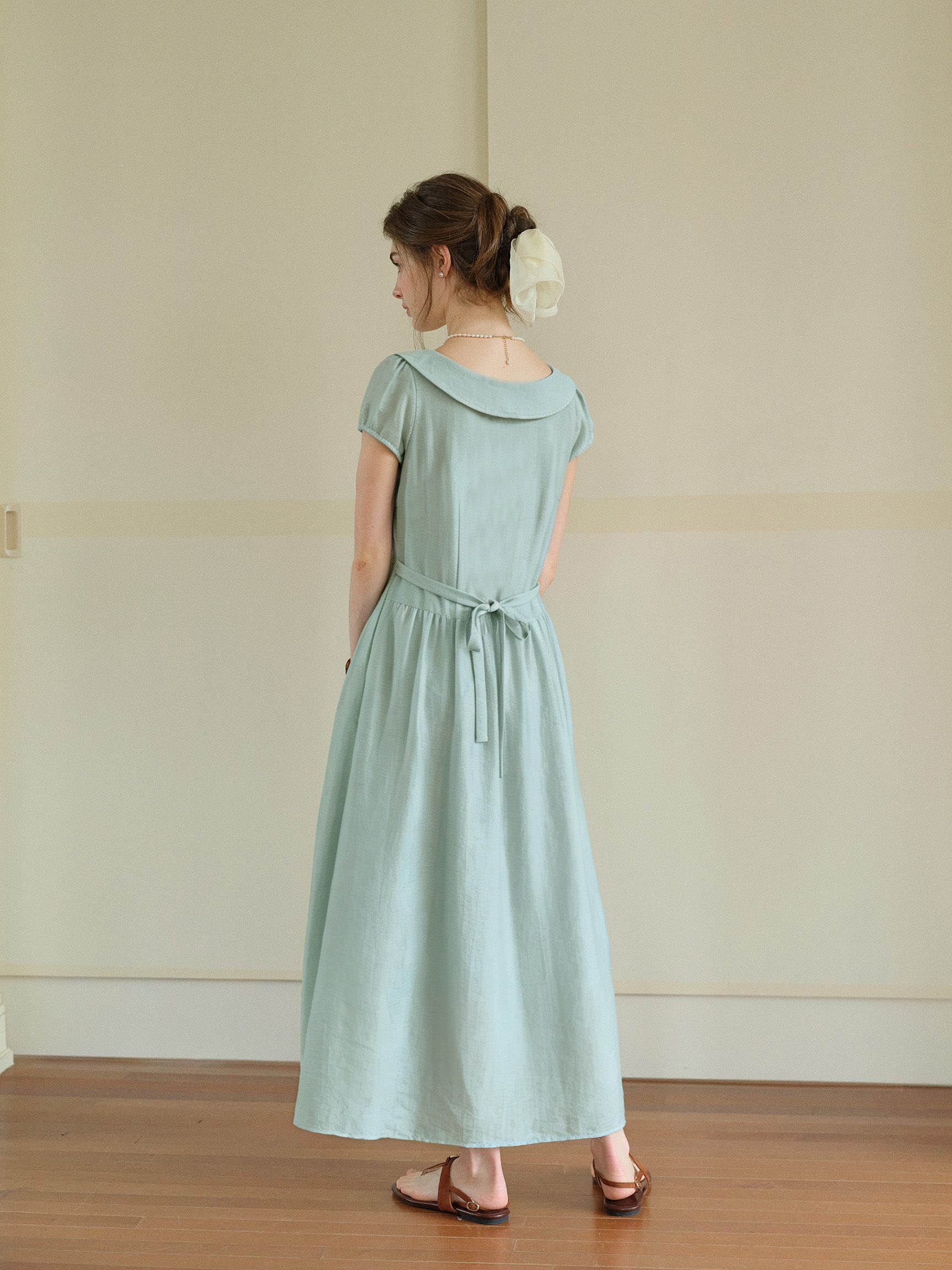 Selene 100%Cotton Loose Reversible 2 In 1 Dress