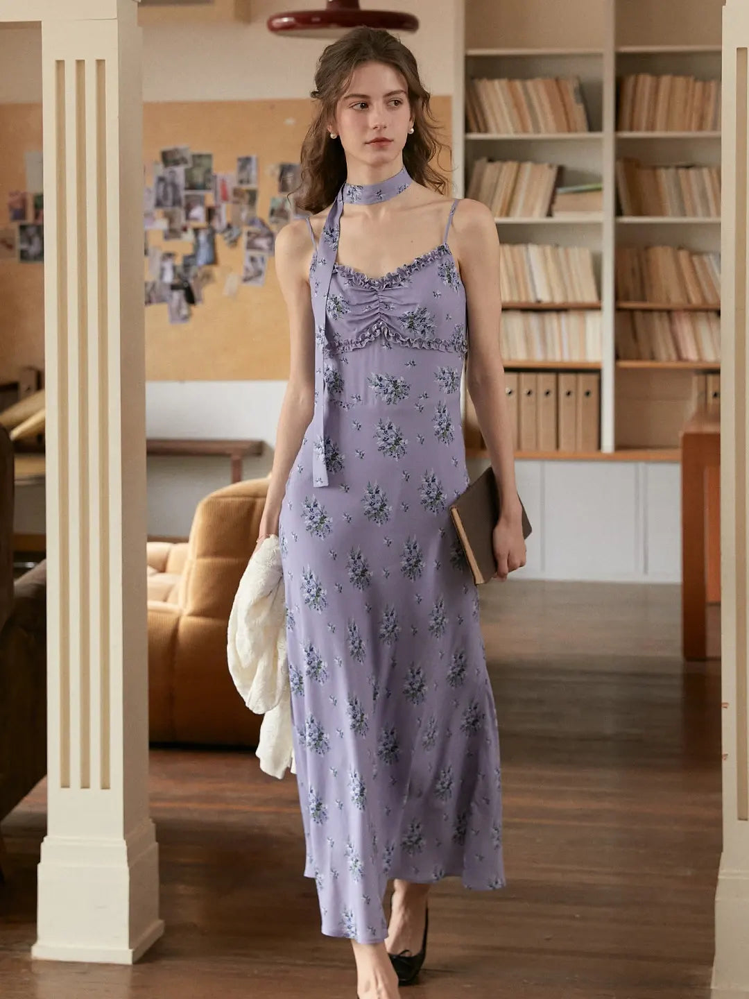 Kenia Floral Suspender Dress