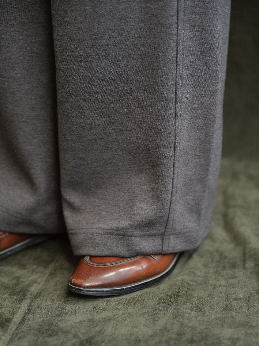 Silvana All-Purpose Wide-Leg Wool-Blend Trousers
