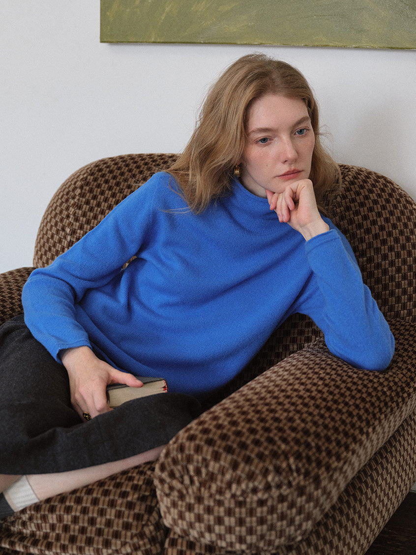 Ione Crew-Neck Wool-Cashmere Sweater