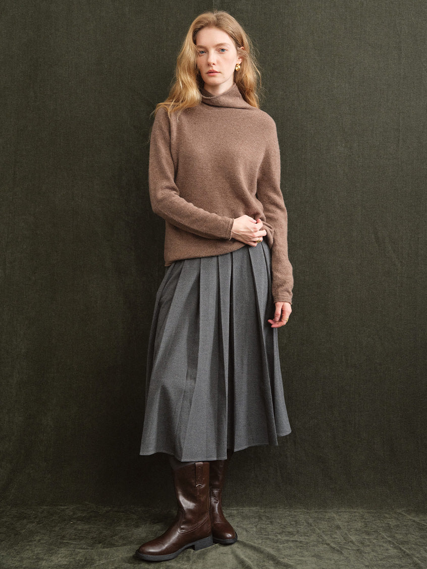 Ione Crew-Neck Wool-Cashmere Sweater