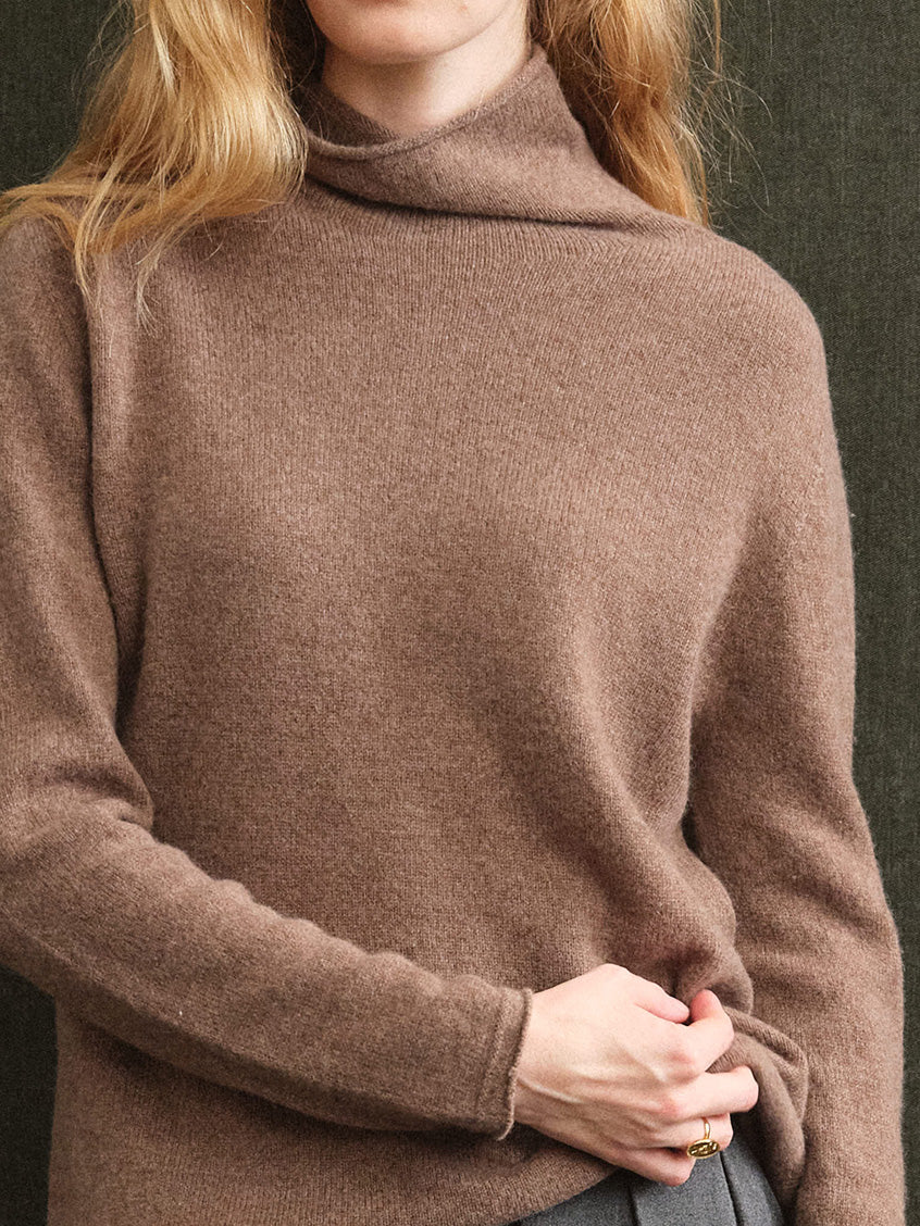 Ione Crew-Neck Wool-Cashmere Sweater