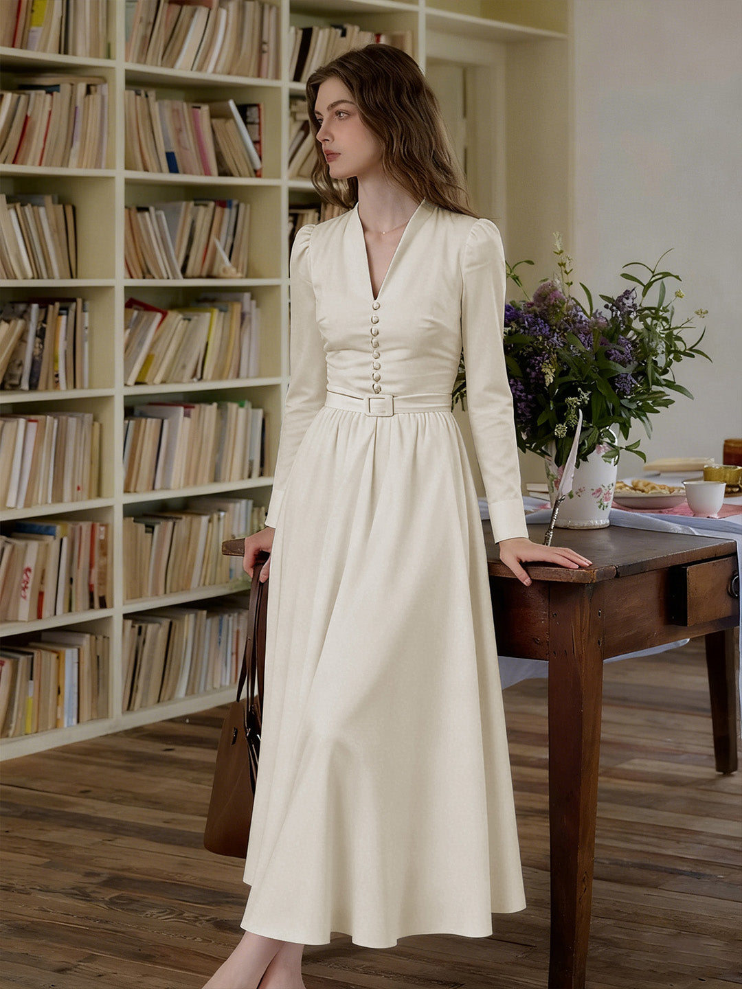 Bridget V-Neck Dress