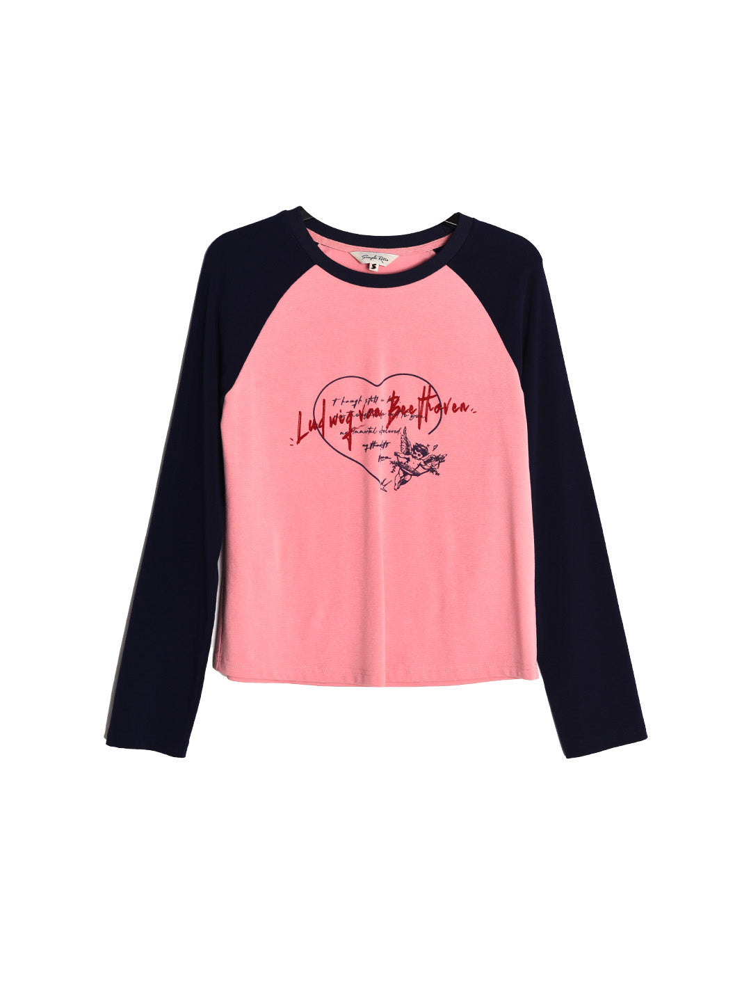 【Final Sale】Isla Valentine's Day Long Sleeve T-Shirt - Blue