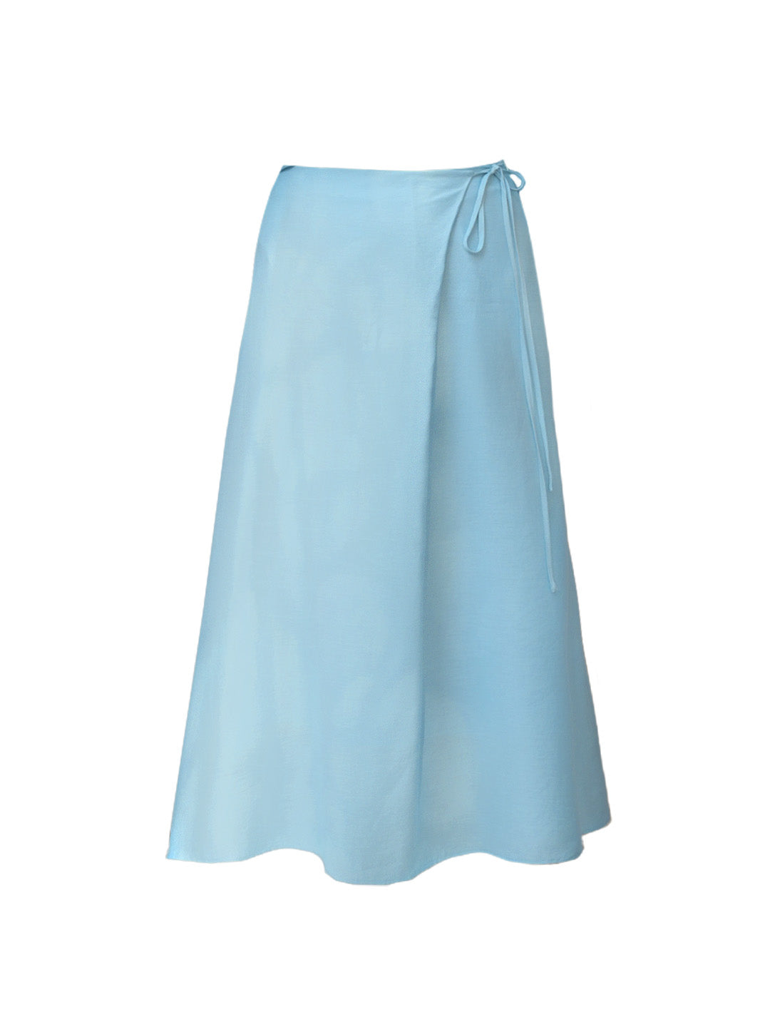 【Final Sale】Zariah Skin-Friendly Wool Skirt- Blue