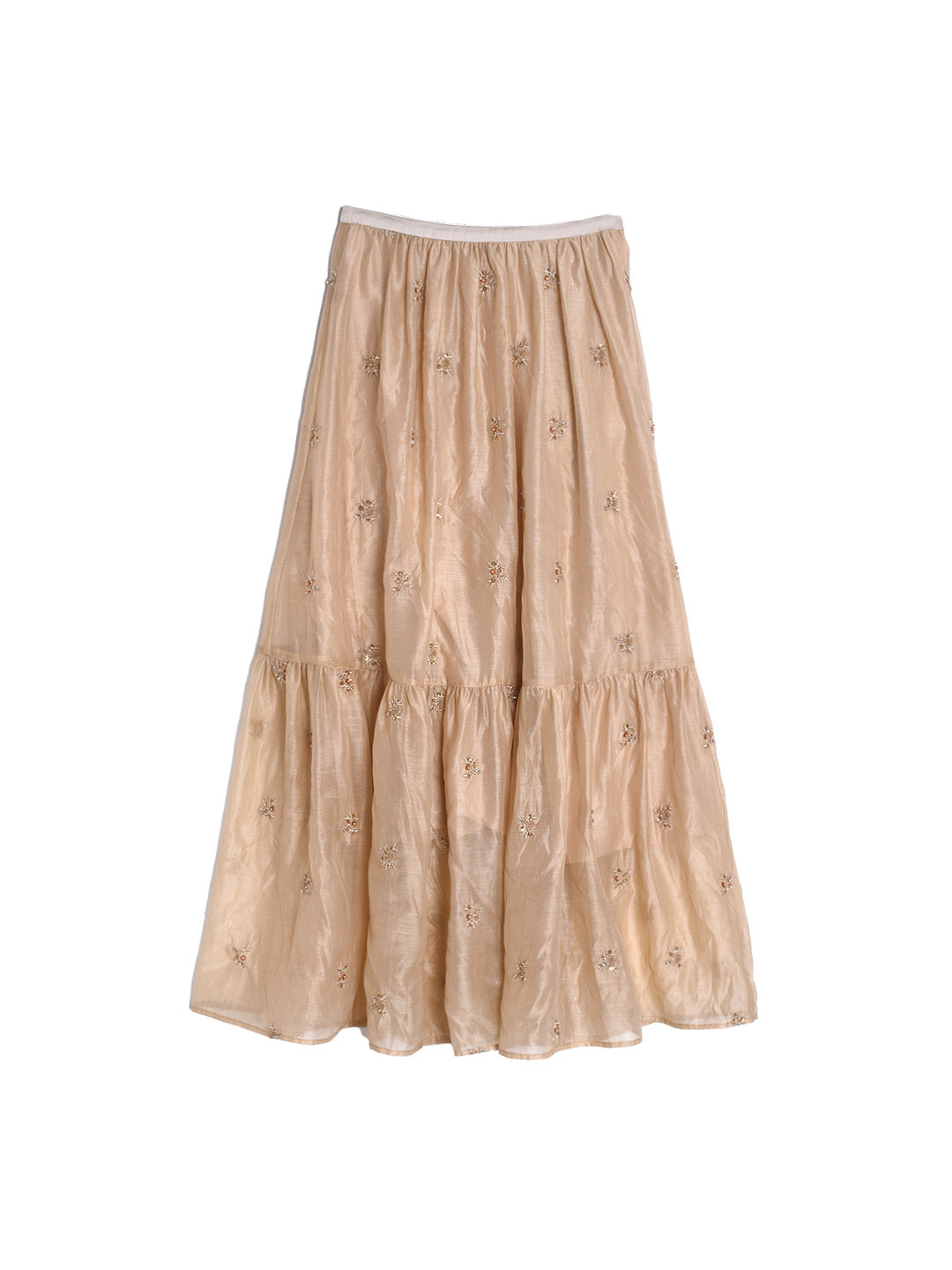 Gwendolyn Embroidery Midi Skirt