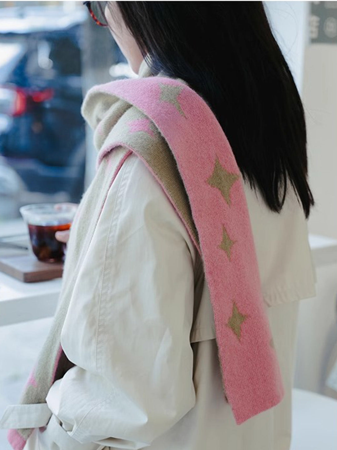 Chowxiaodou 100% Wool Scarf