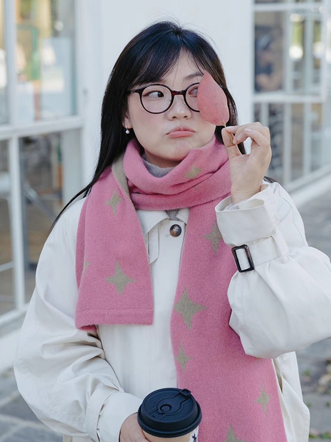 Chowxiaodou 100% Wool Scarf