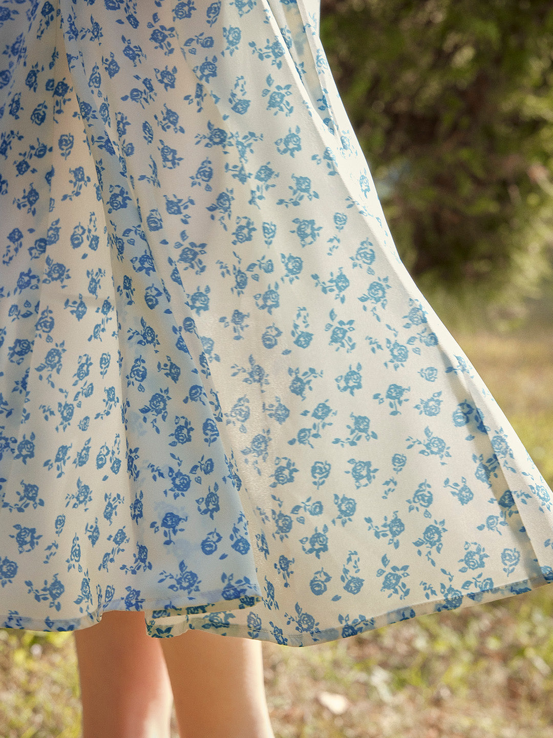 【Final Sale】Leslie French A-Line Floral Skirt