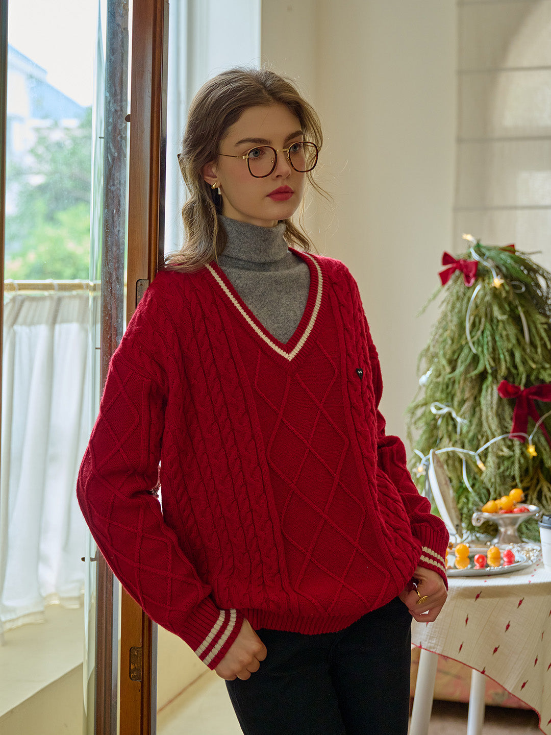 Reed V-Neck Sweater