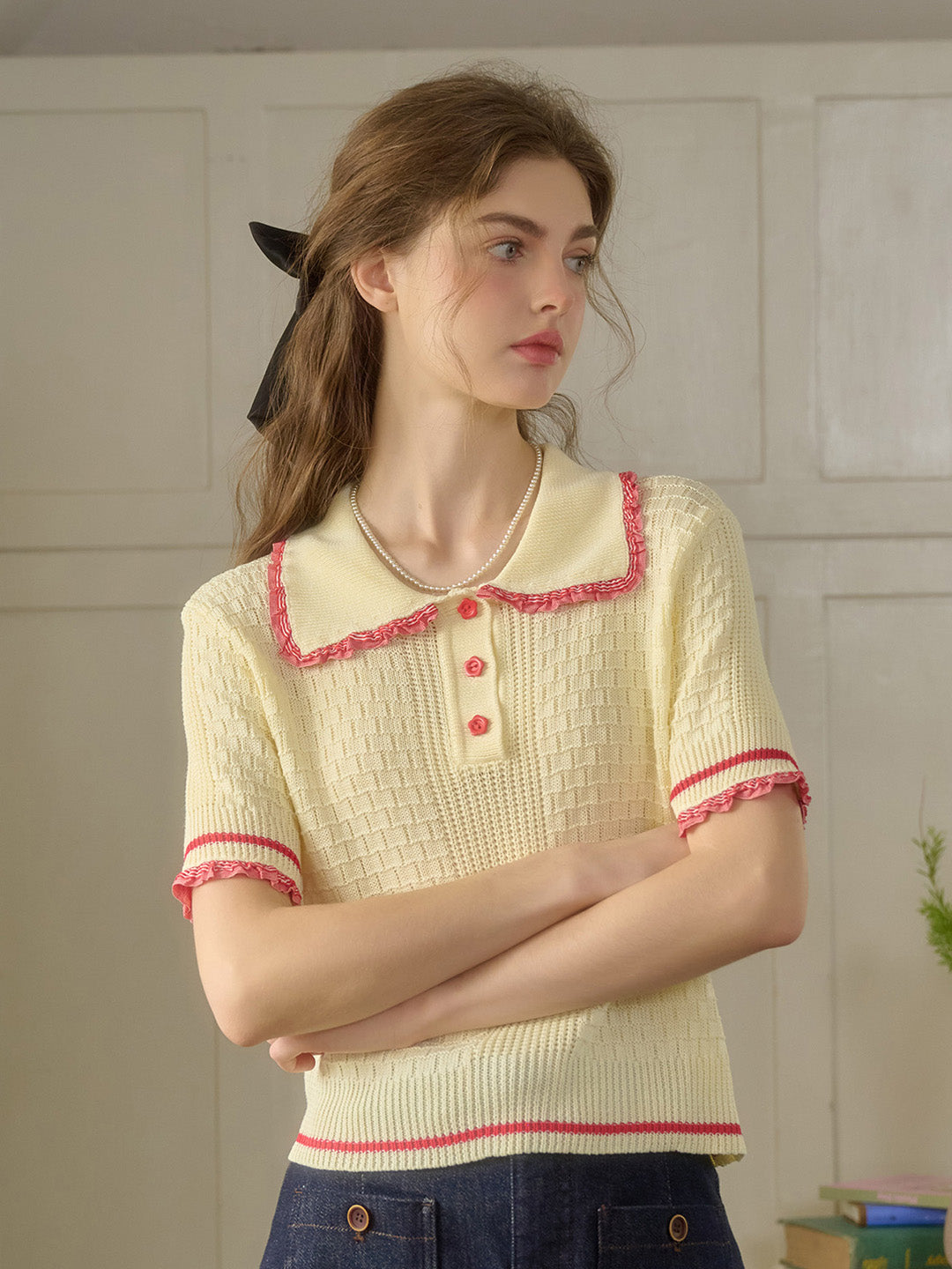 【Final Sale】Serenity Round Neck Knit Top