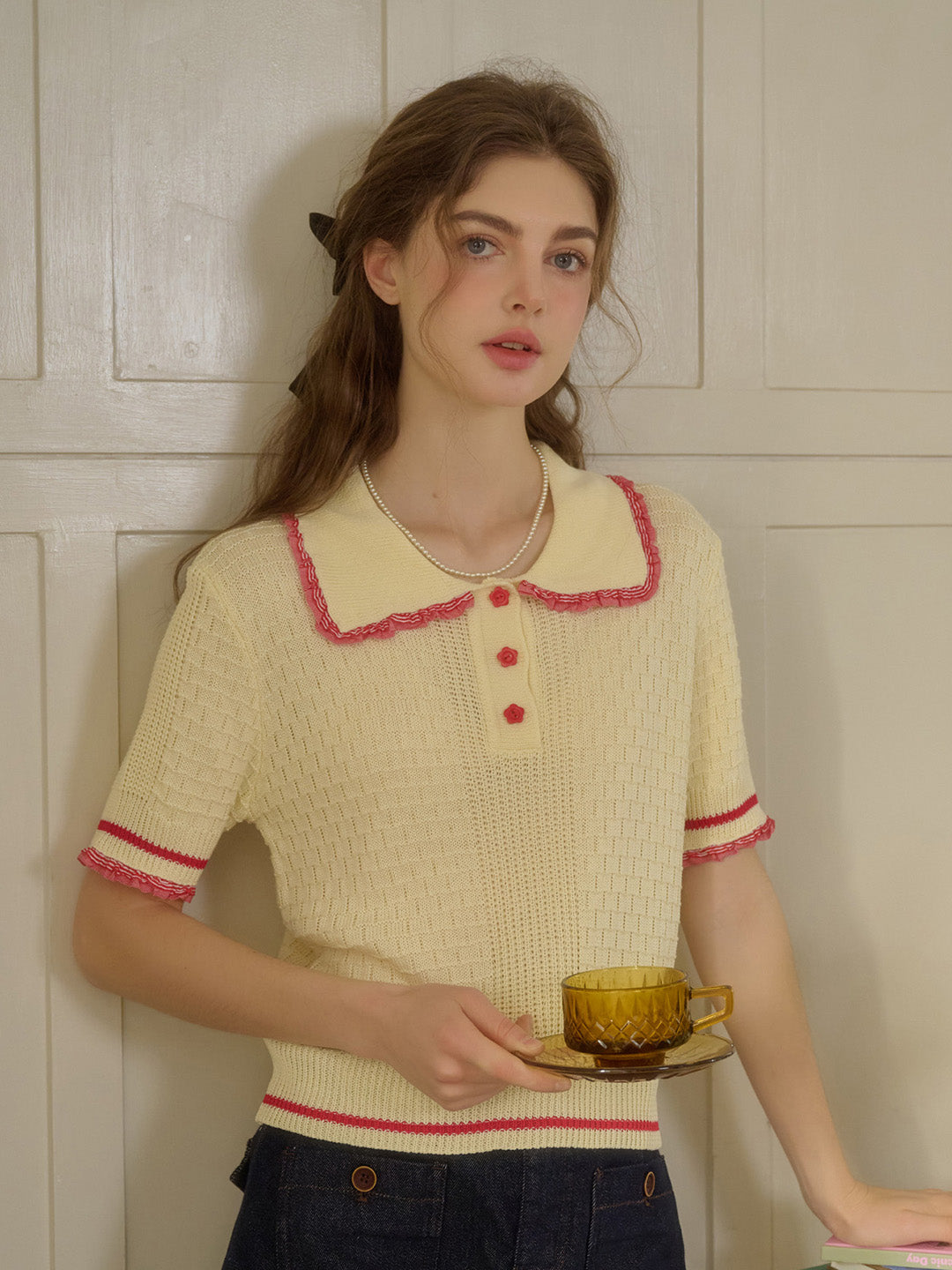 【Final Sale】Serenity Round Neck Knit Top