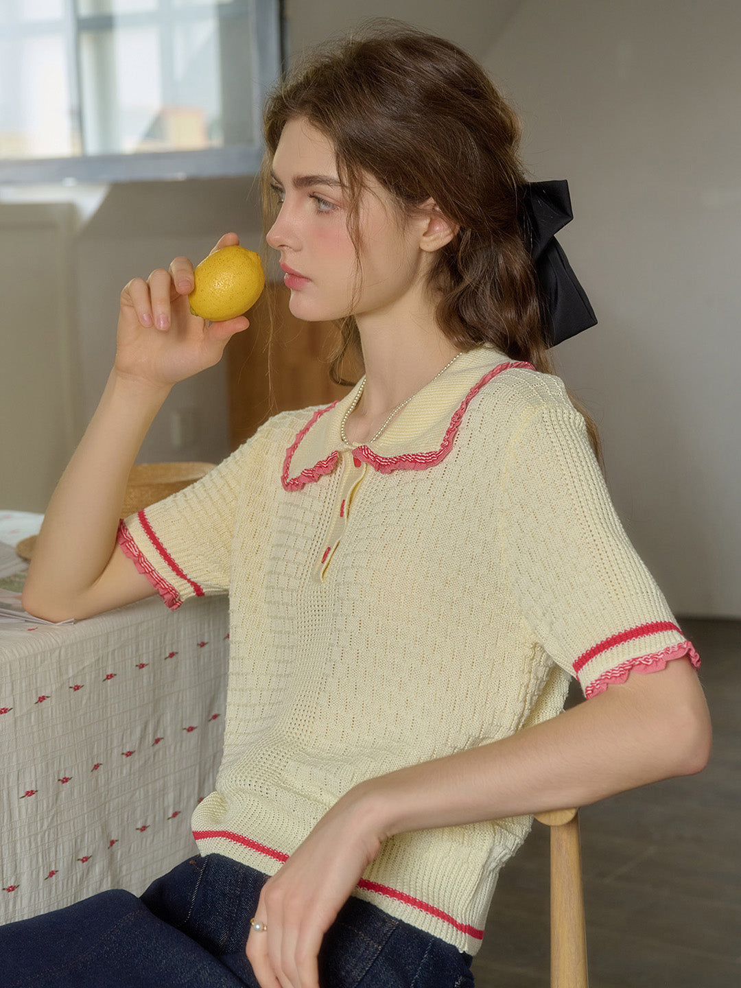 【Final Sale】Serenity Round Neck Knit Top
