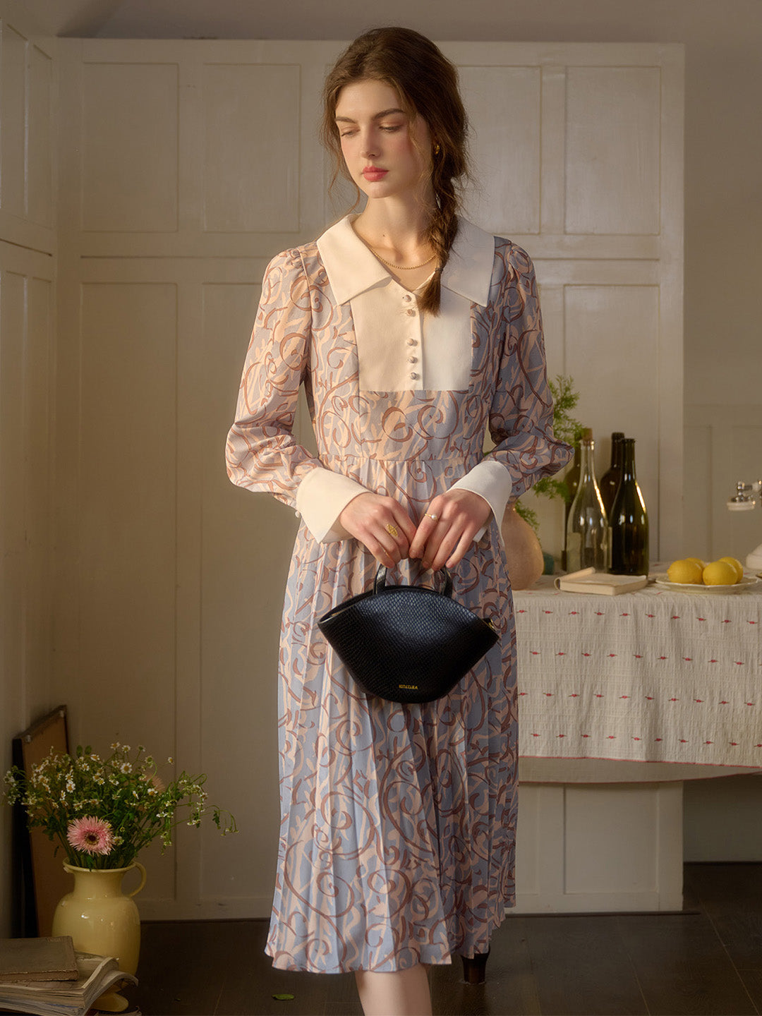 【Final Sale】Paula V-Neck Floral Dress