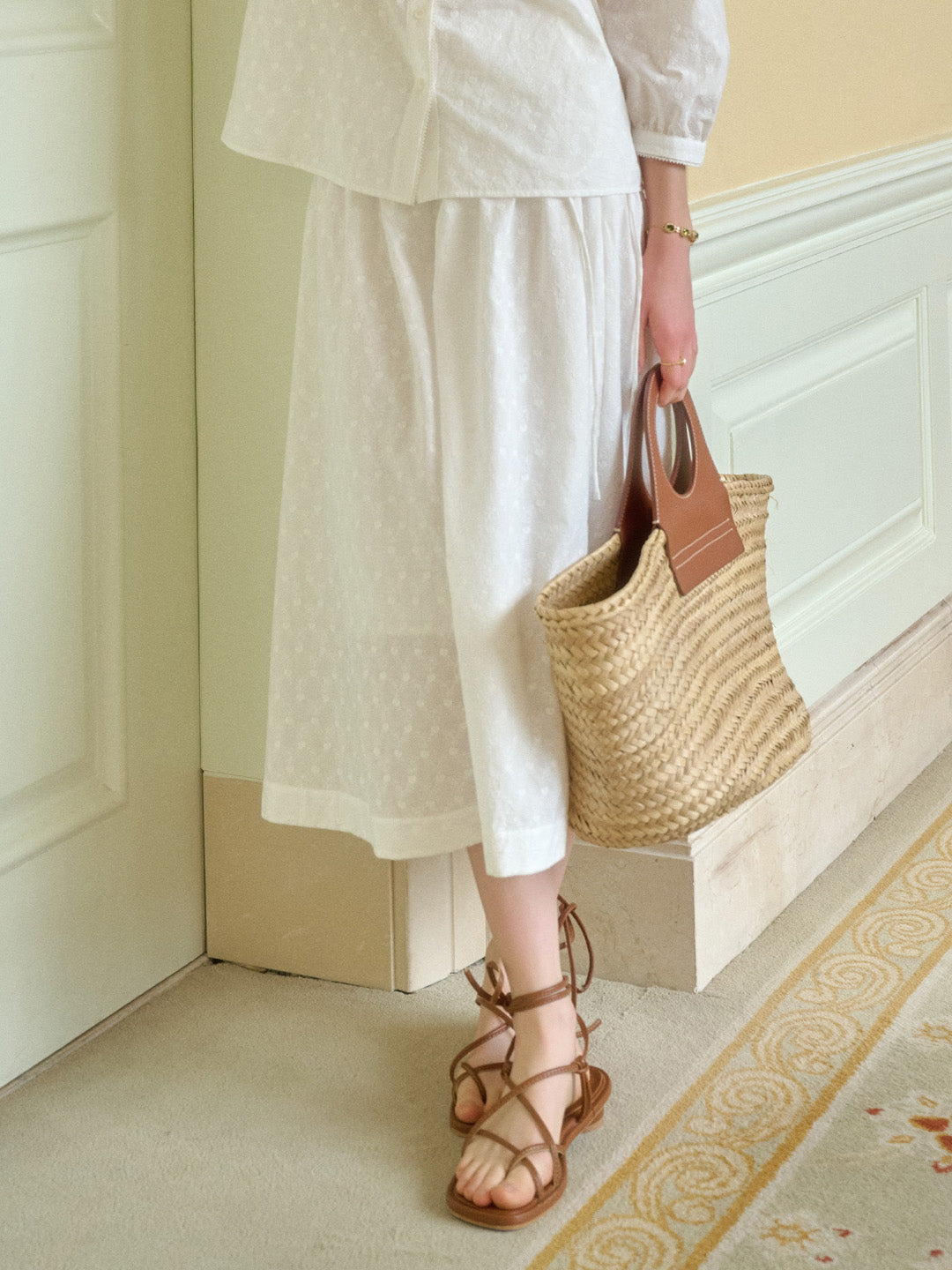 【Final Sale】Emi A-Line 100% Cotton Skirt