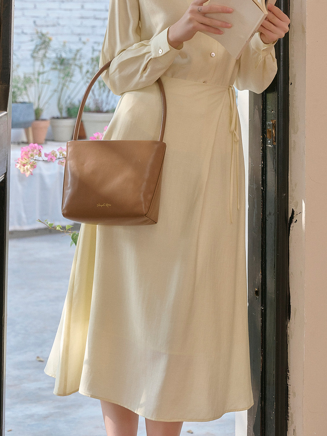 【Final Sale】Zariah Skin-Friendly Wool Skirt- Blue
