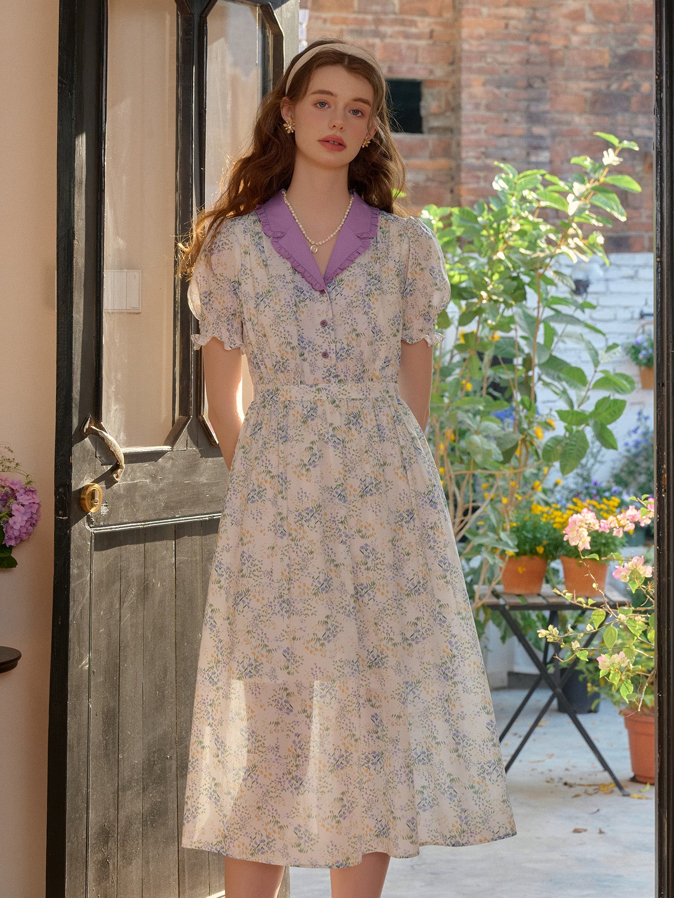 【Final Sale】Christina V-Neck Floral Dress