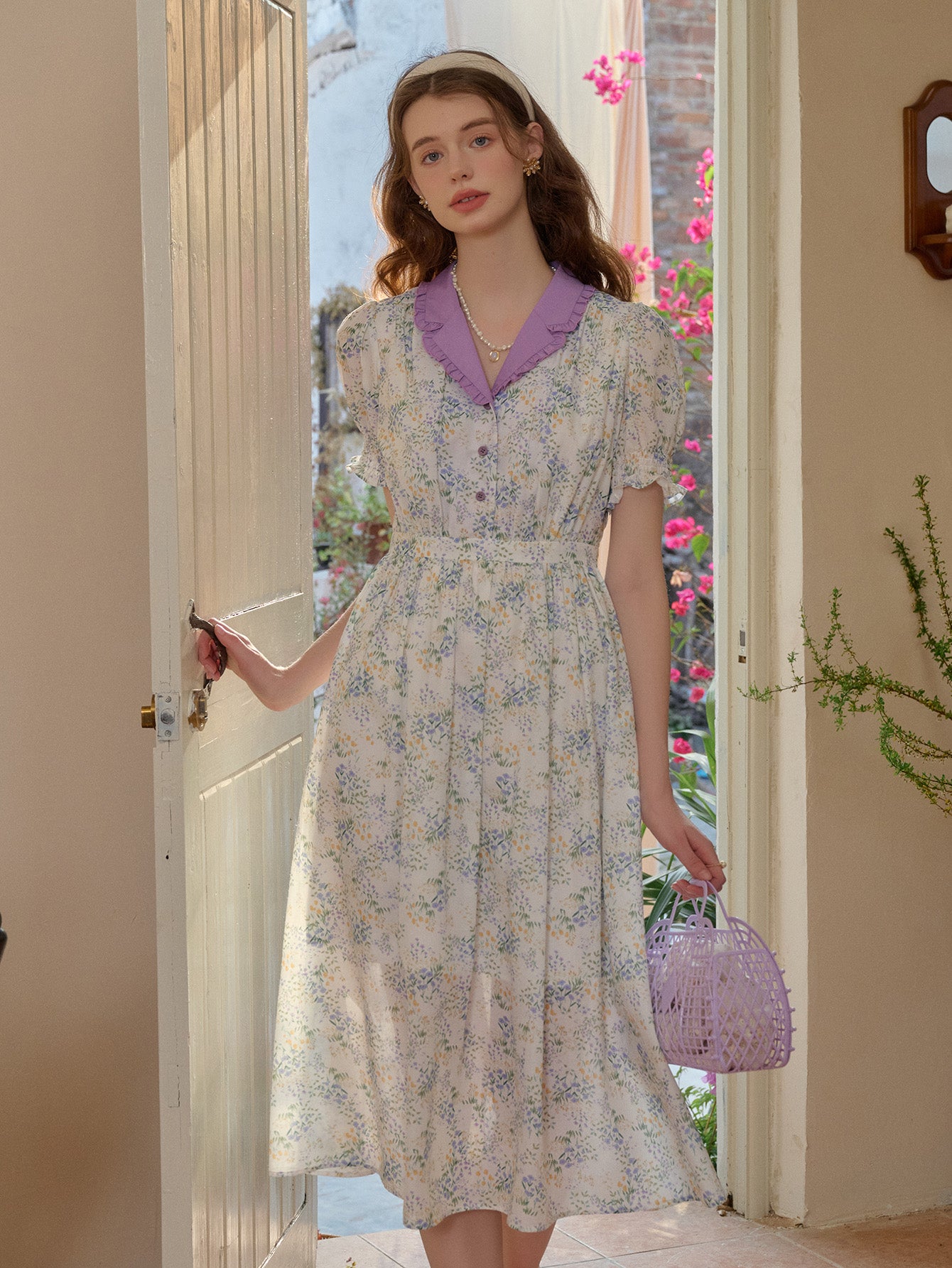 【Final Sale】Christina V-Neck Floral Dress