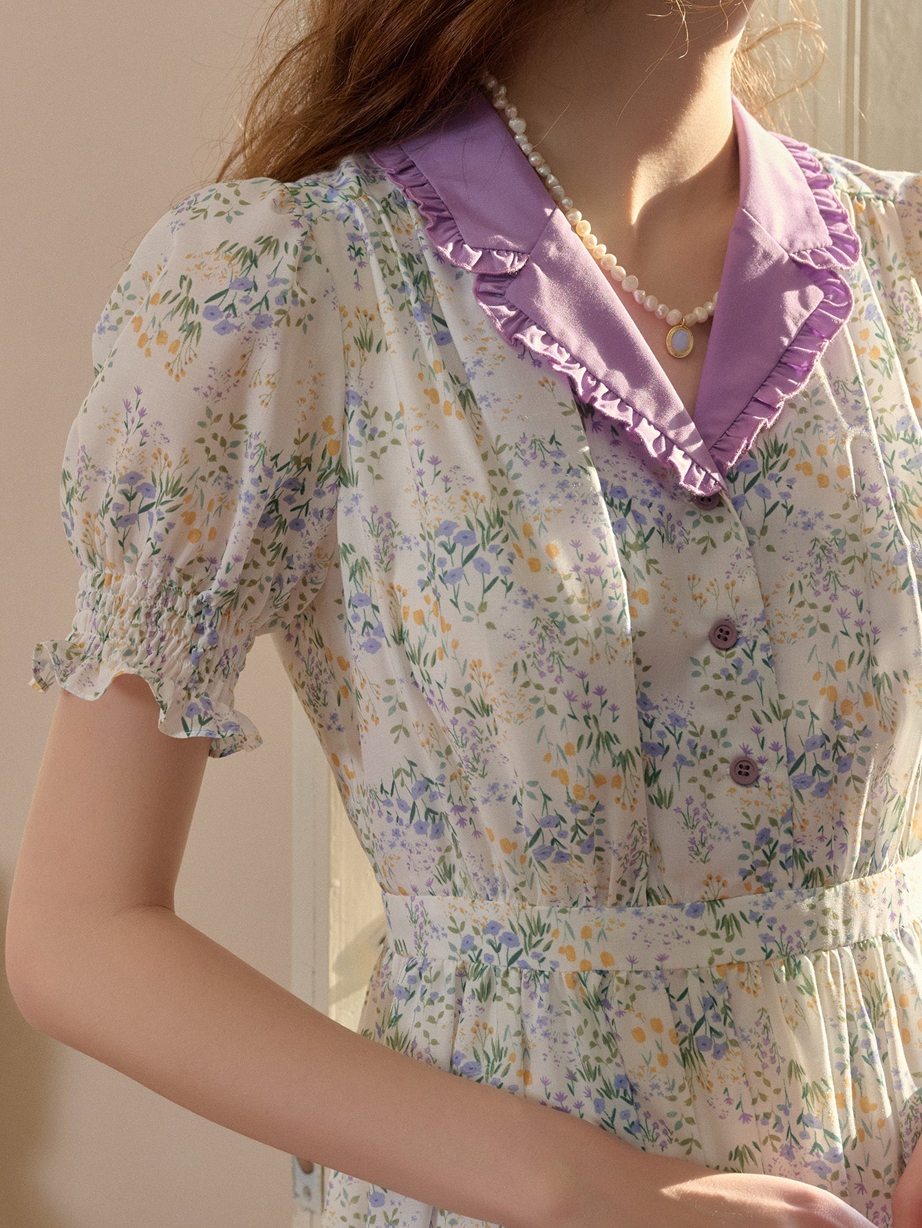 【Final Sale】Christina V-Neck Floral Dress