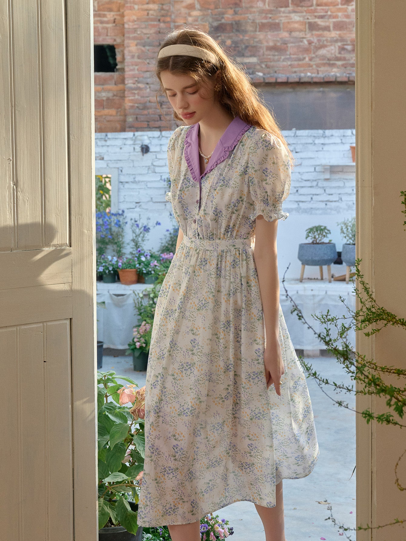 【Final Sale】Christina V-Neck Floral Dress