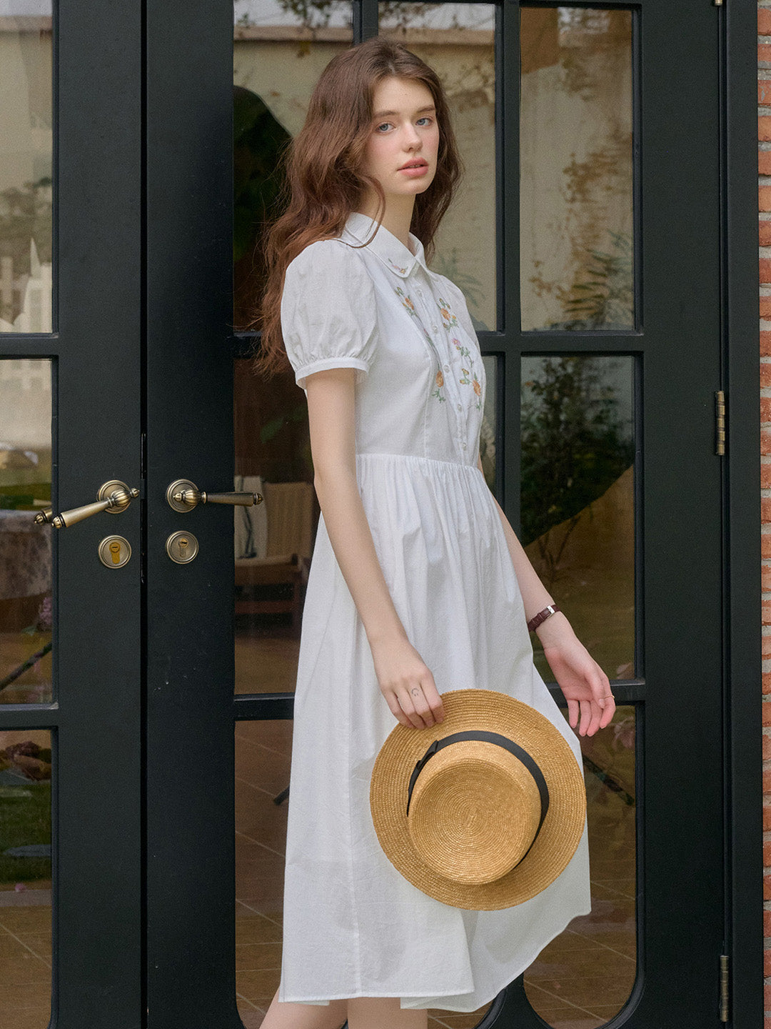【Final Sale】Kali Peter Pan Collar 100% Cotton Dress