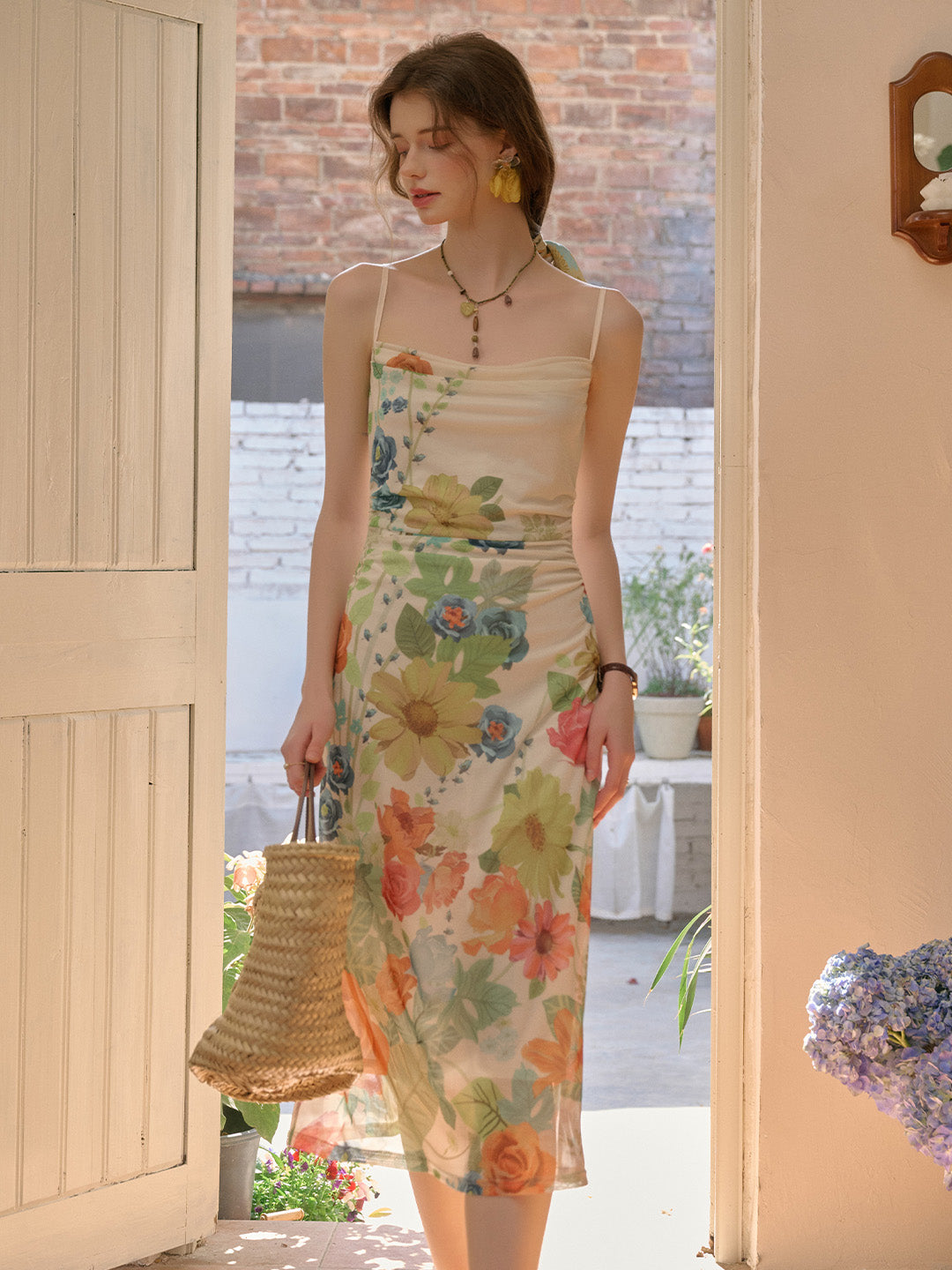 【Final Sale】Rory Square Neck Slip Dress