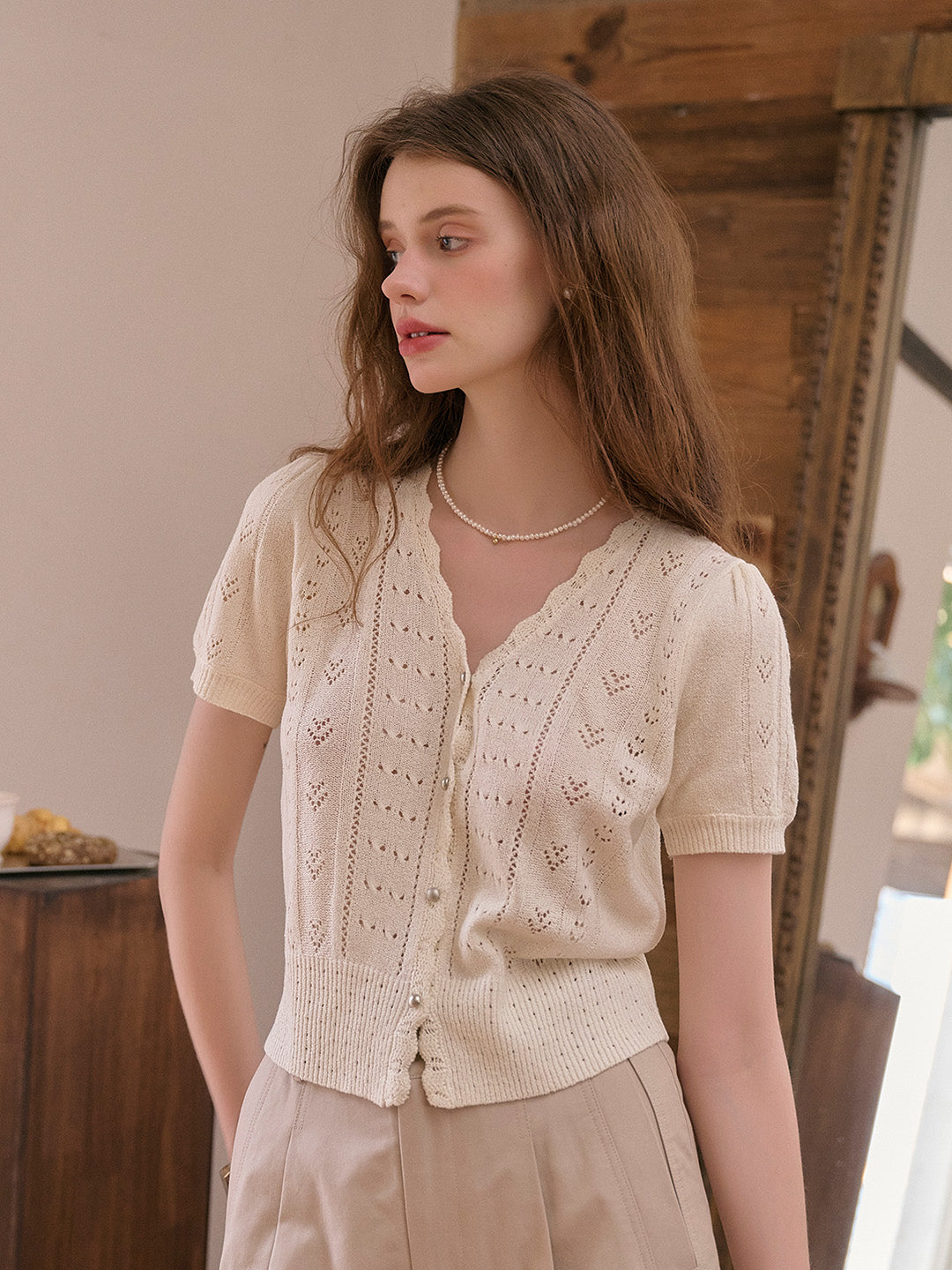Harlow V-Neck Knit Cardigan