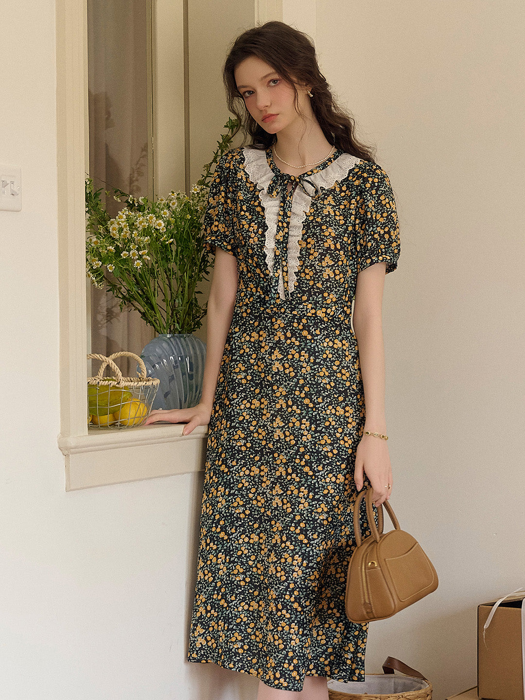 【Final Sale】Shiloh Round Neck Floral Dress