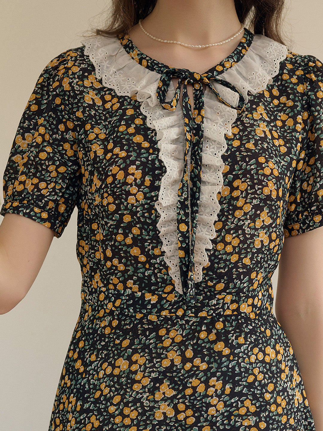 【Final Sale】Shiloh Round Neck Floral Dress
