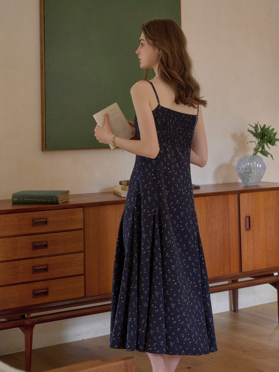 Charlotte Floral Suspender Dress