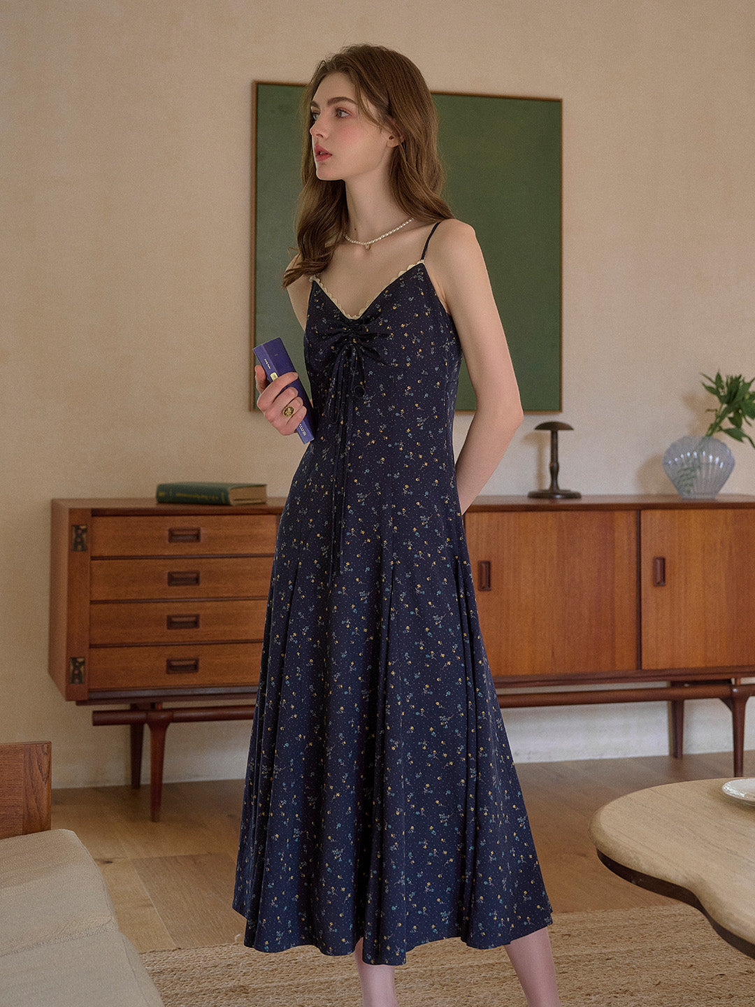 Charlotte Floral Suspender Dress