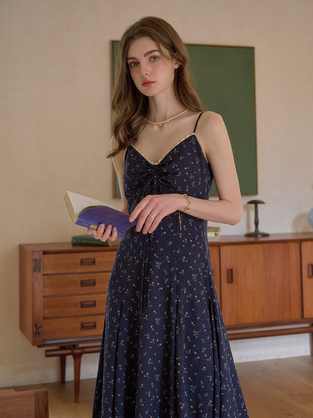 Charlotte Floral Suspender Dress