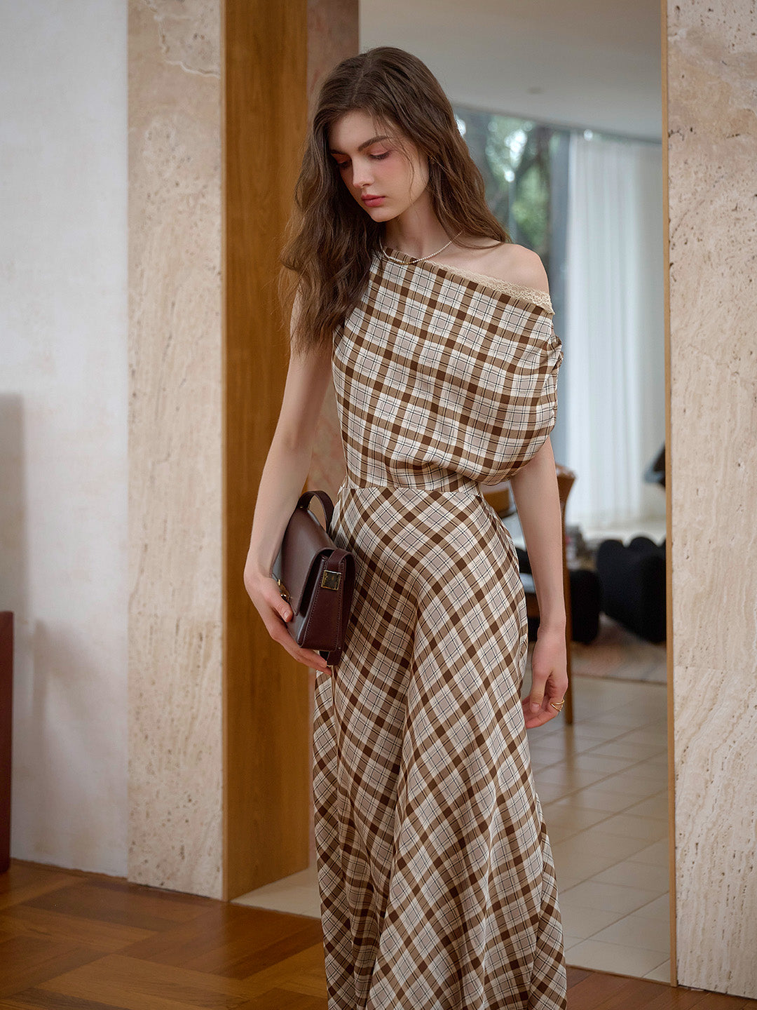 Isabel Cowl Neck Sleeveless Lysell Dress
