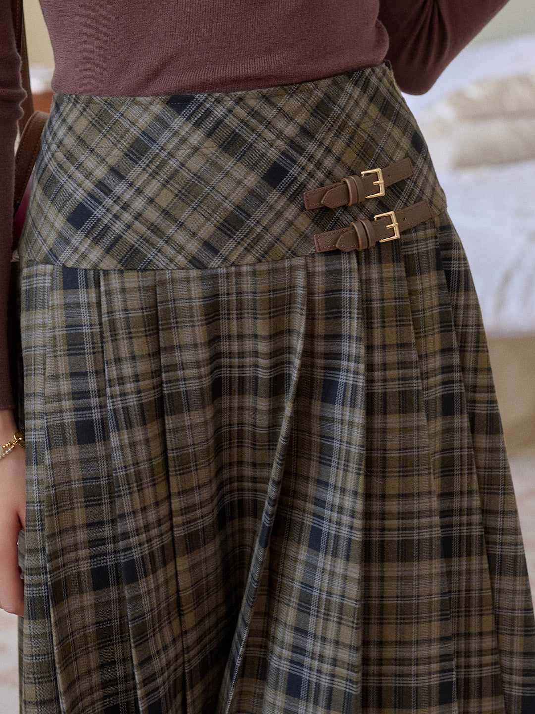 Katalina High-Waisted Cotton Skirt