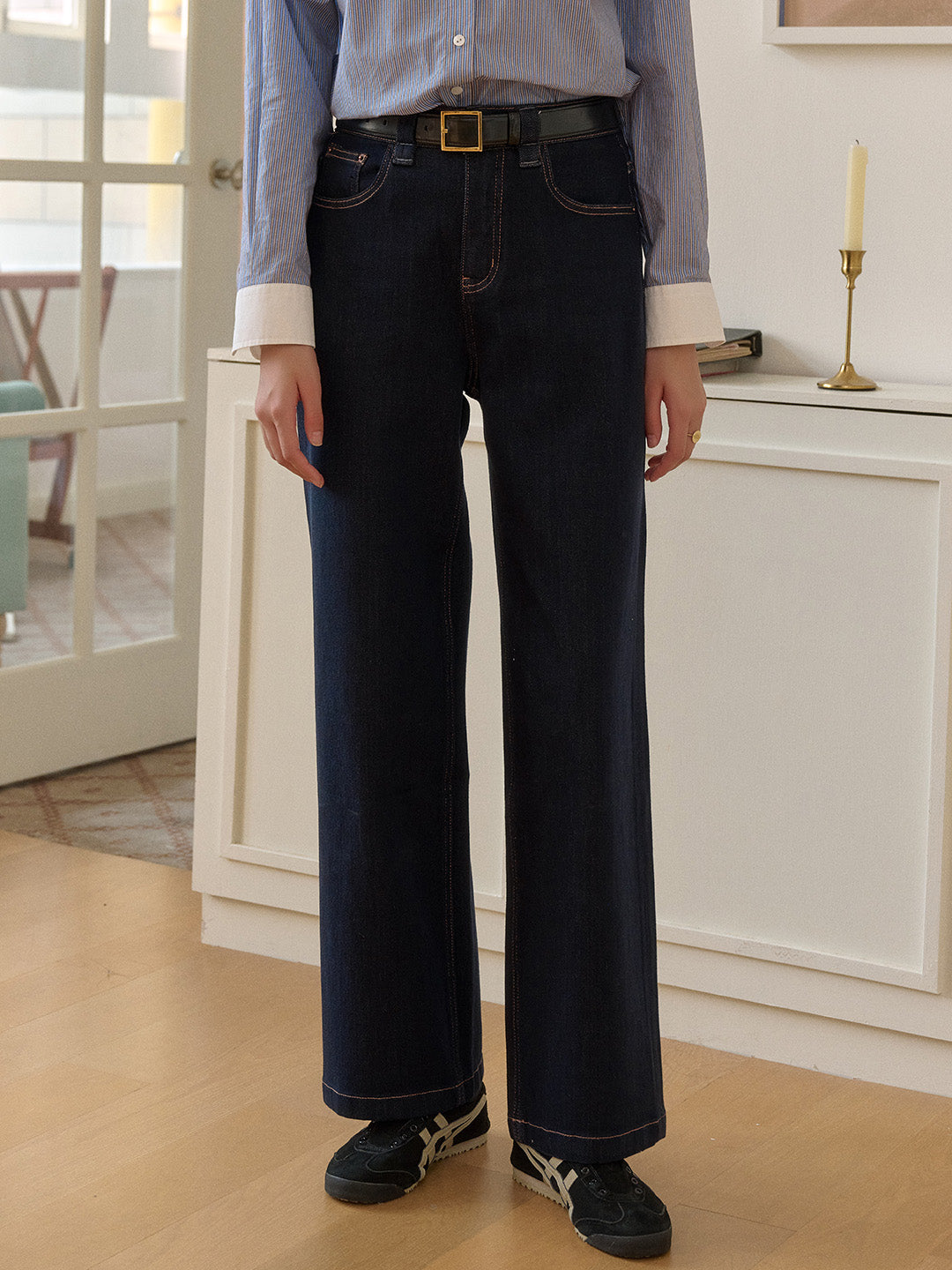 Alexis Straight Lyocell Cotton Jeans