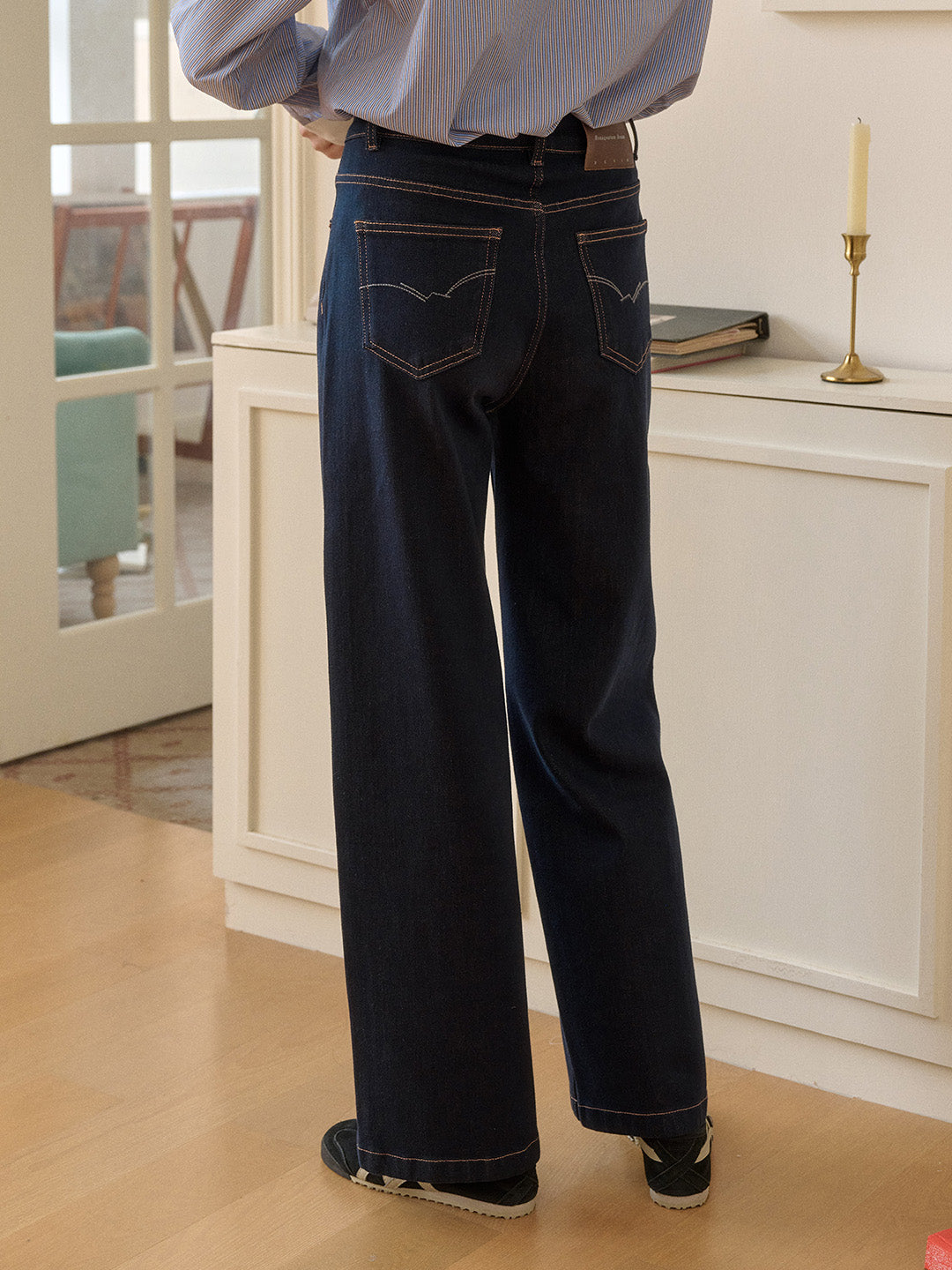 Alexis Straight Lyocell Cotton Jeans
