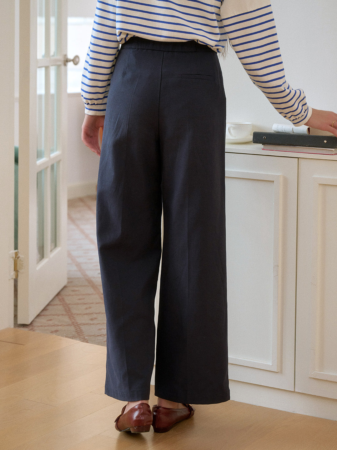 Mckenzie Straight Lyocell Cotton Trousers