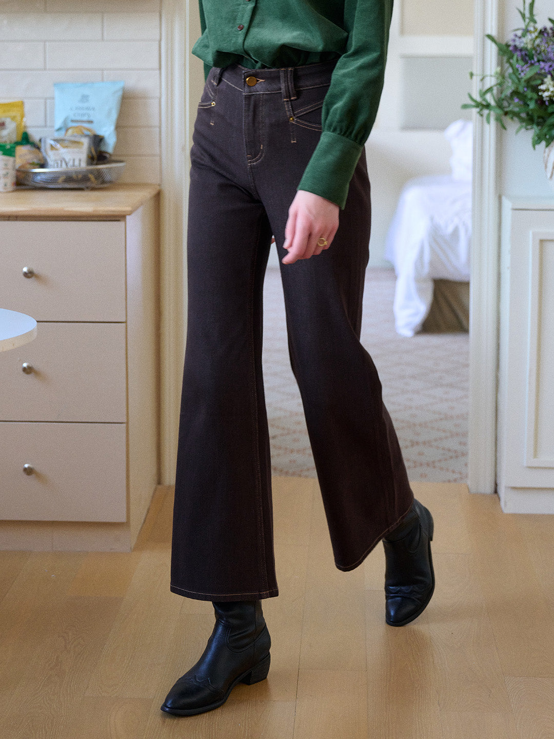 Heaven Cotton Flare Jeans