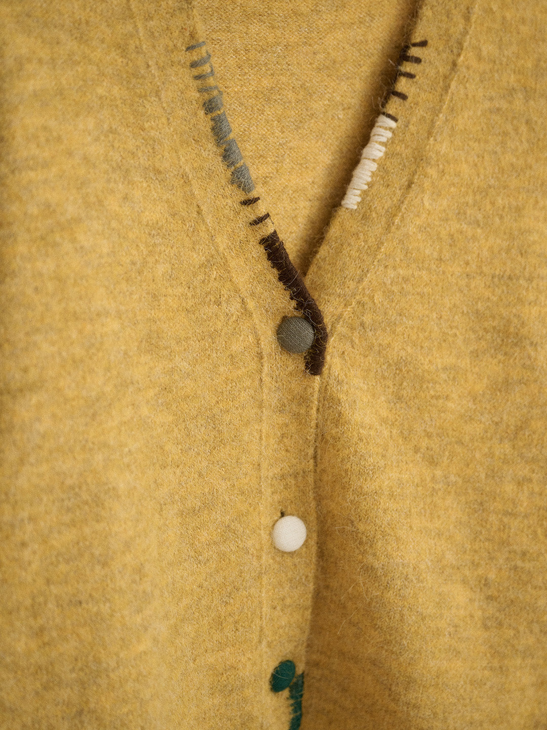 Makenzie V-Neck Wool Cardigan