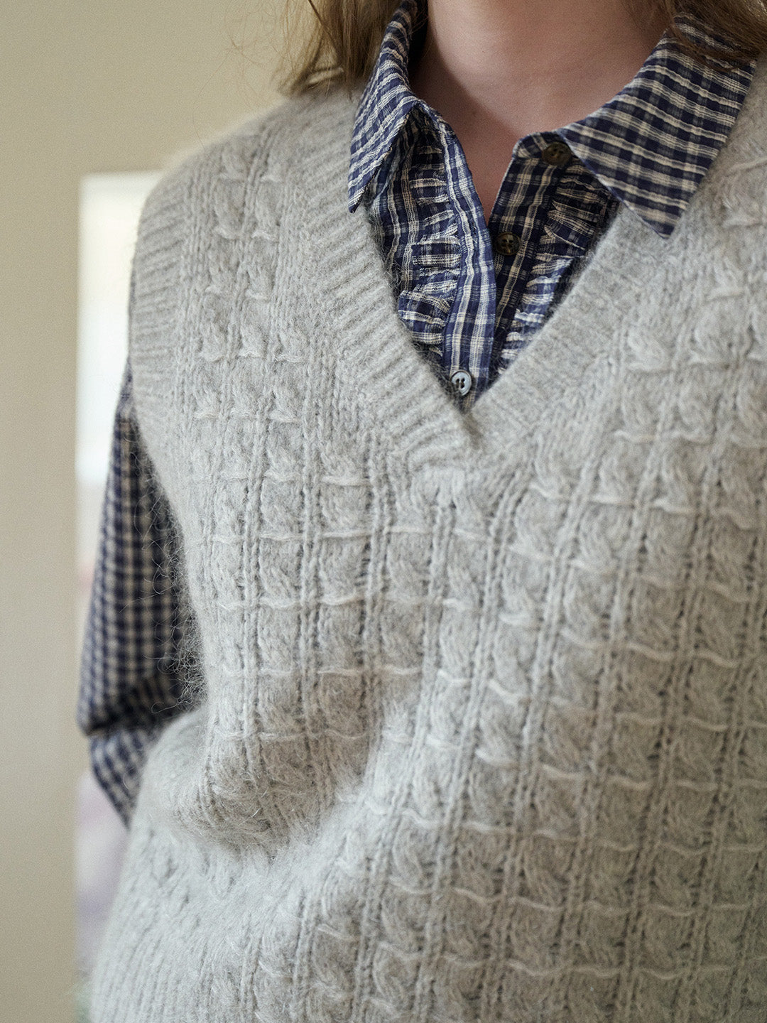 Florence V-Neck Wool Vest