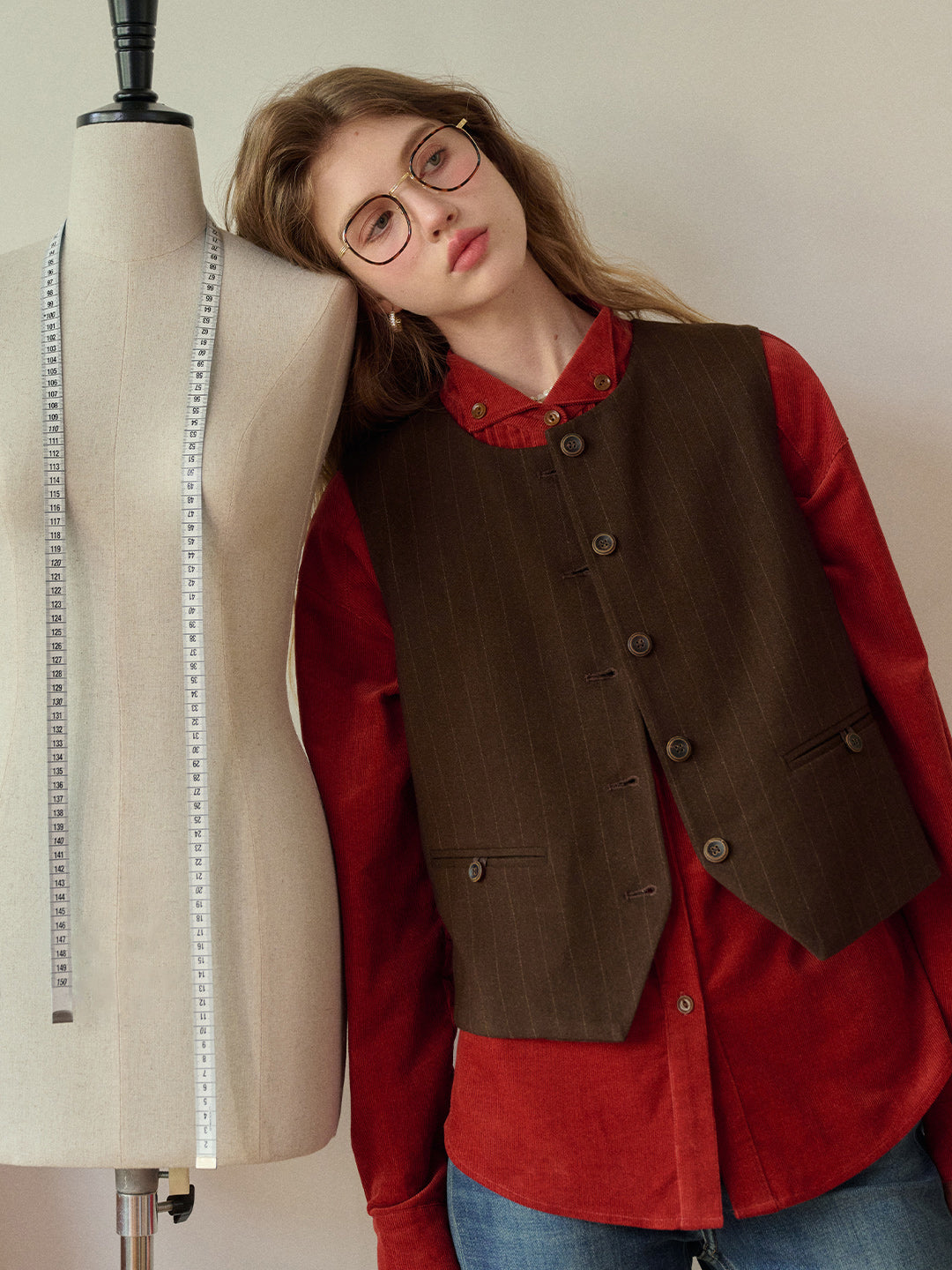 Dallas Round Neck Wool Vest