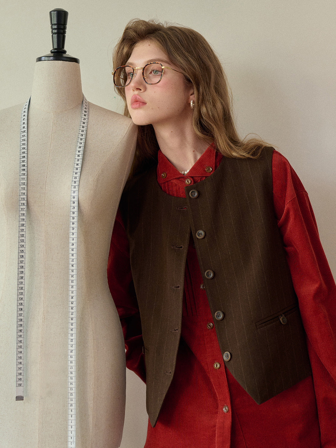 Dallas Round Neck Wool Vest
